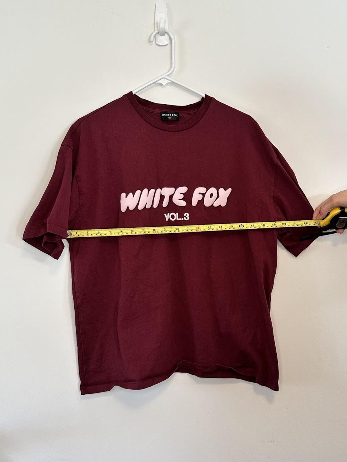 Other White Fox Boutique Offstage Oversized T "Red Velvet" Sz M/L Size L / US 10 / IT 46 - 6 Thumbnail