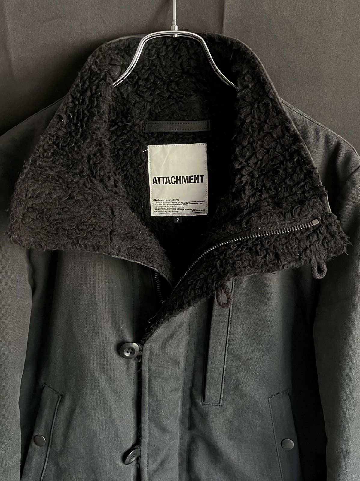 Kazuyuki Kumagai Attachment Kazuyuki Kumagai “Attachment” Moleskin Sherpa Jacket Size US M / EU 48-50 / 2 - 2 Thumbnail