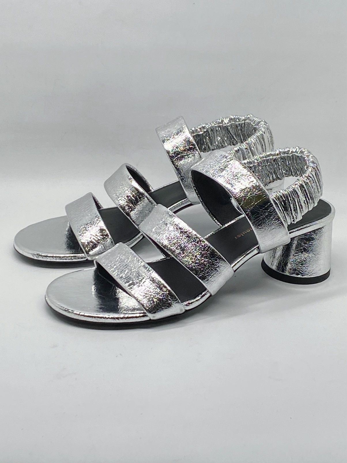 Proenza Schouler Proenza Schouler Silver Slingback Heel Sandals size 36.5 Size US 6.5 / IT 36.5 - 1 Thumbnail