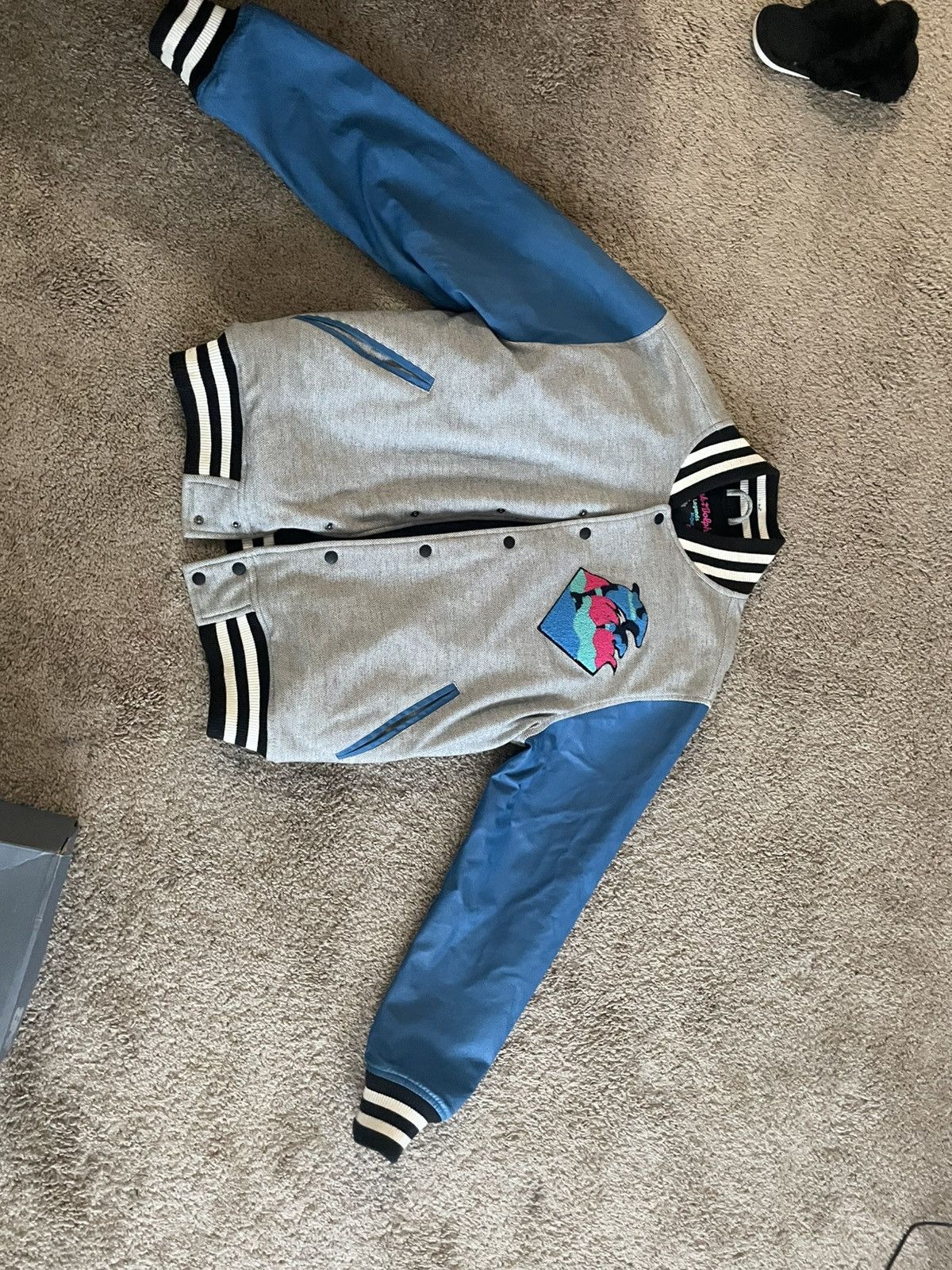Pink Dolphin Pink Dolphin Varsity Jacket Size US XL / EU 56 / 4 - 1 Thumbnail