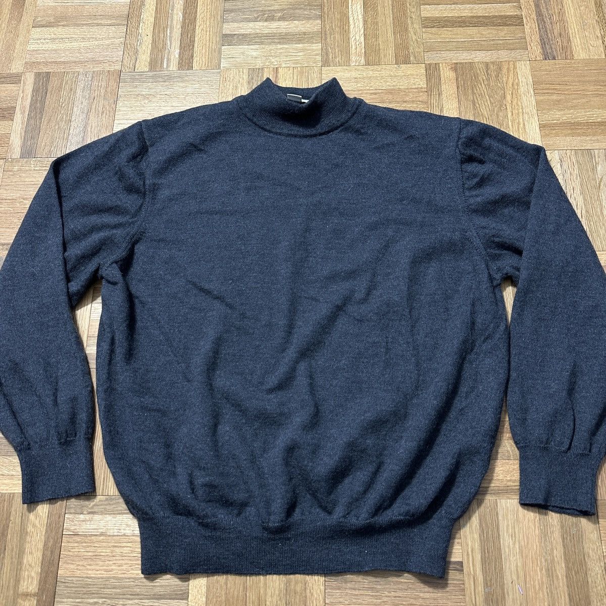 Nordstrom Vintage John W Nordstrom Merino wool mock neck sweater Size US L / EU 52-54 / 3 - 3 Thumbnail