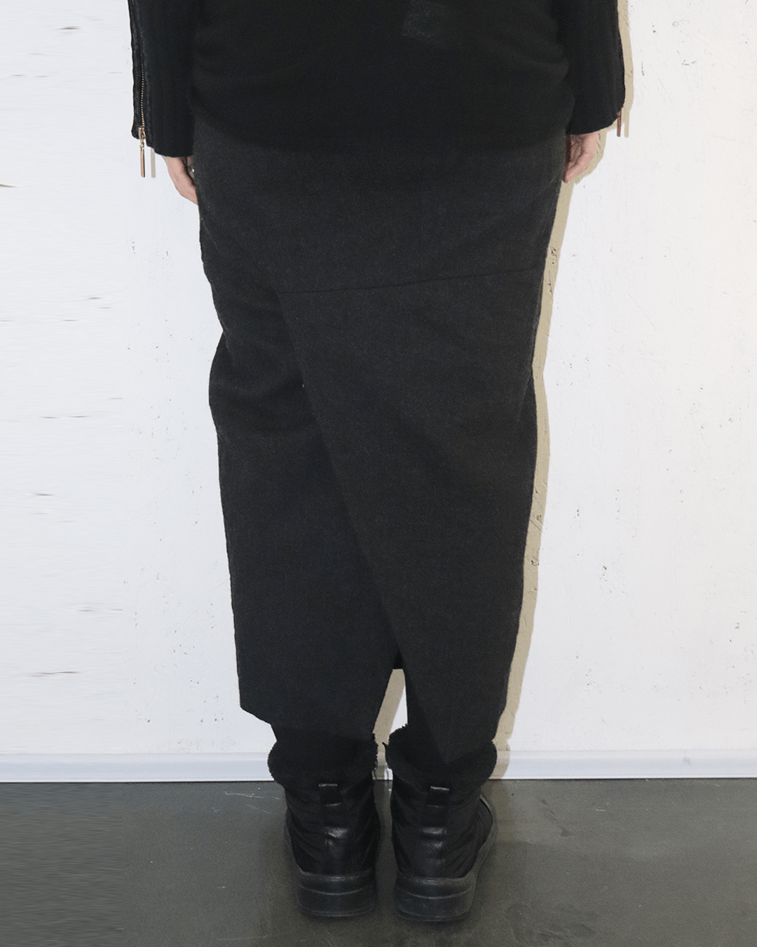 Rick Owens Rick Owens 12AW "MOUNTAIN" Wool Pencil Skirt Size 27" / US 4 / IT 40 - 3 Thumbnail