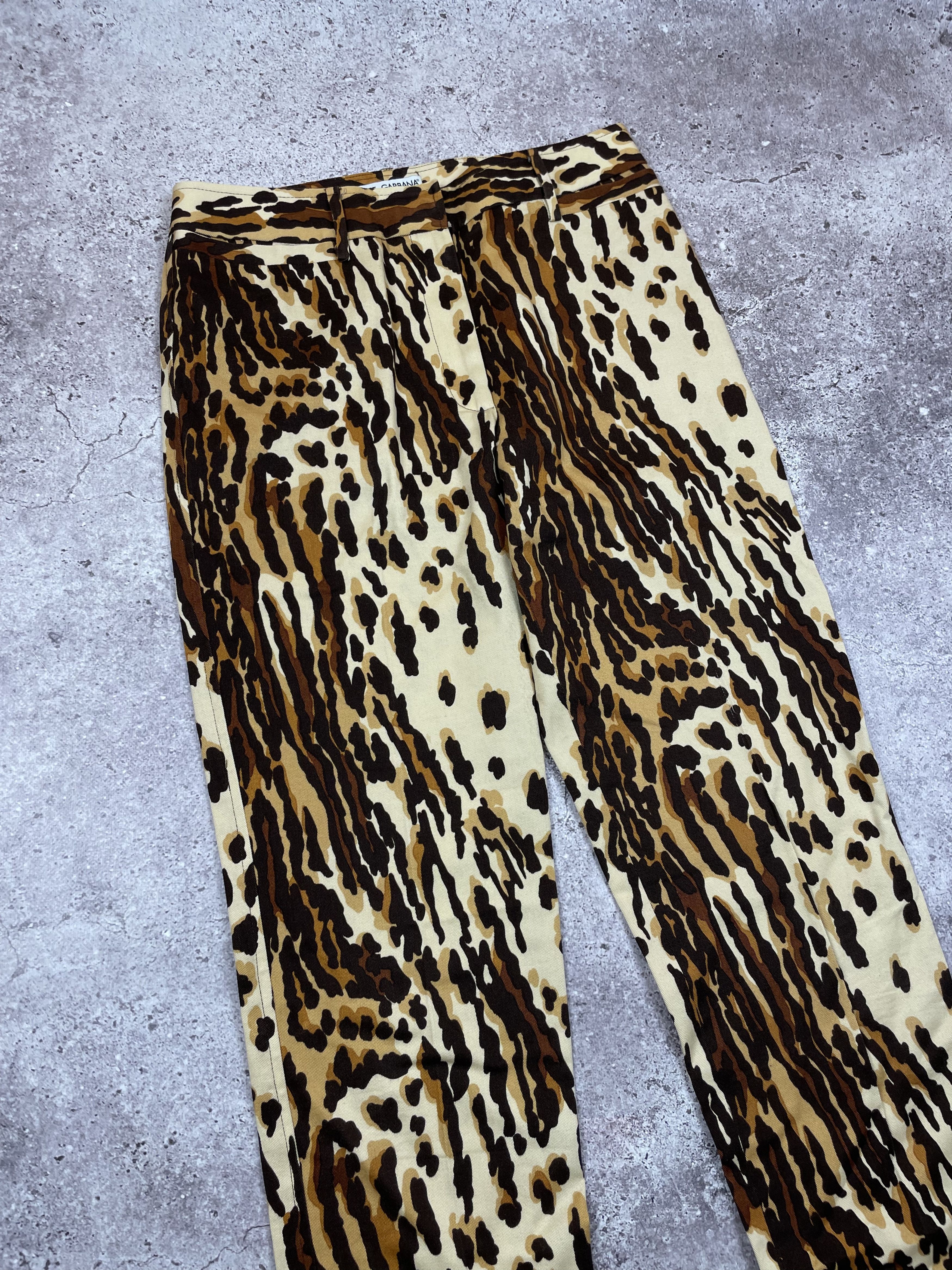 Dolce & Gabbana Dolce & Gabbana Leopard Animal Print Pants woman 's Size 28" / US 6 / IT 42 - 3 Thumbnail