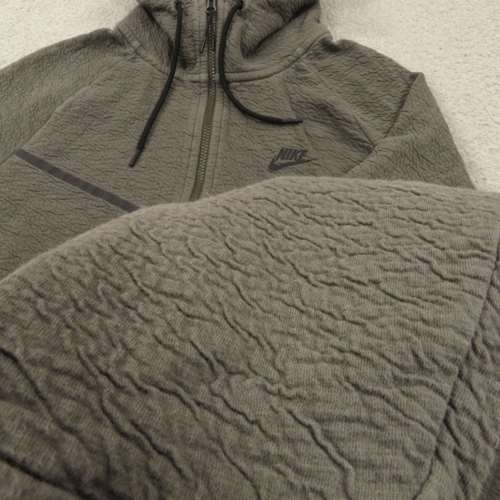Nike Nike Jacket Men Large Tech Fleece Hoodie Full Zip Textured Windrunner Stone NSW.jpg Size US L / EU 52-54 / 3 - 3 Thumbnail