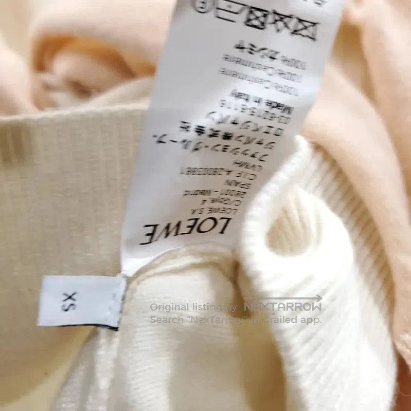 Loewe LOEWE Pink Cashmere Knit Top . Size XS / US 0-2 / IT 36-38 - 6 Thumbnail