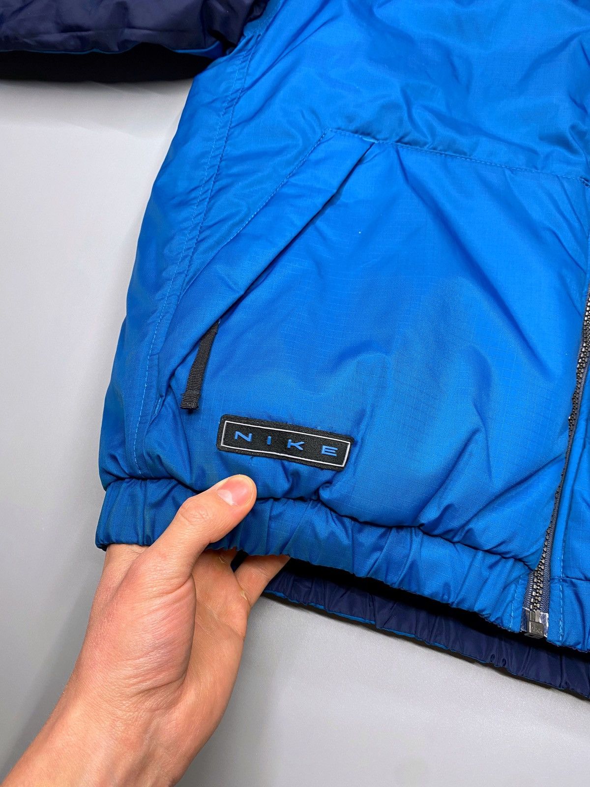 Nike Vintage 90’s Nike Y2k Nylon Reversible Puffer Down Jacket Size US S / EU 44-46 / 1 - 8 Thumbnail