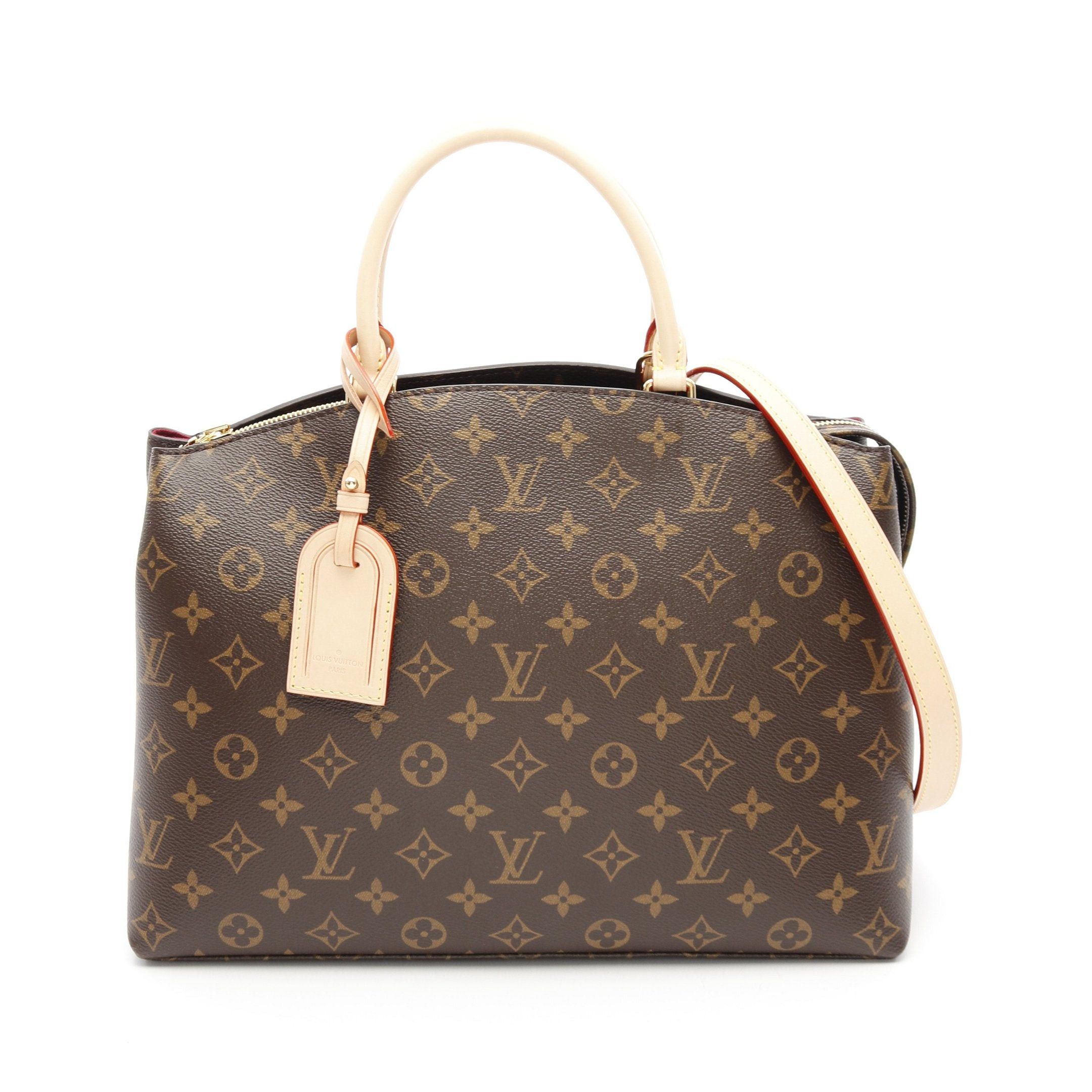 Louis Vuitton Louis Vuitton Petit Palais Mm Monogram Handbag Leather Brown Size ONE SIZE - 1 Thumbnail
