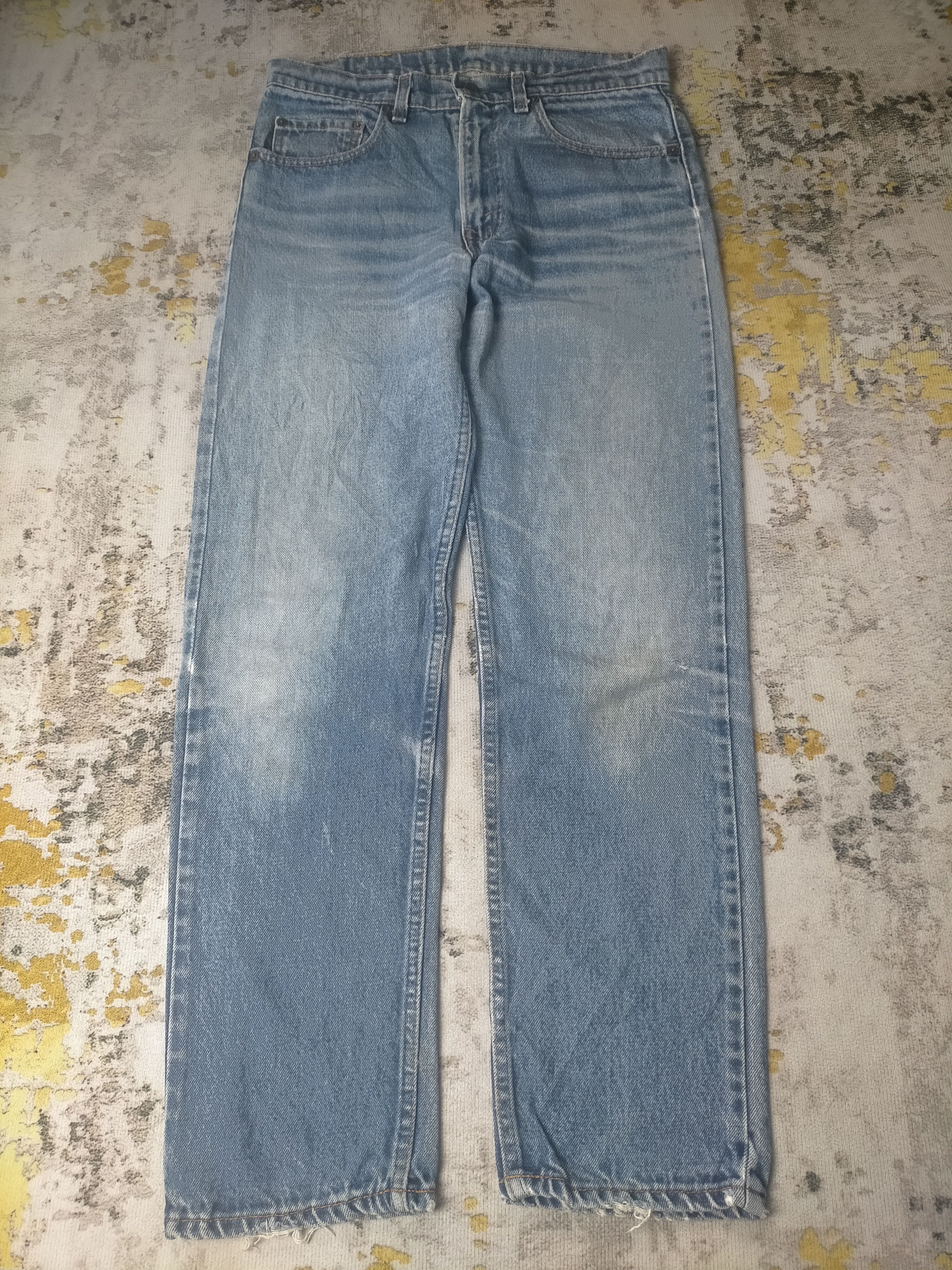 Levi's Vintage Clothing 🔥 Vintage 80s Levis 505 Stone Wash Jeans Size US 32 / EU 48 - 1 Thumbnail