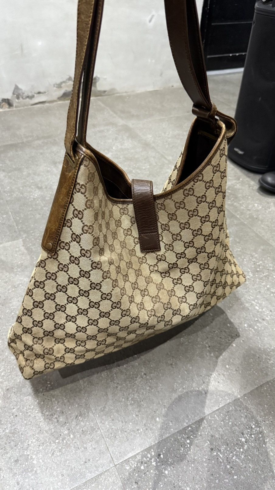 Gucci Vintage Gucci Jackie Nailhead Monogram Shoulder Bag Size ONE SIZE - 19 Thumbnail