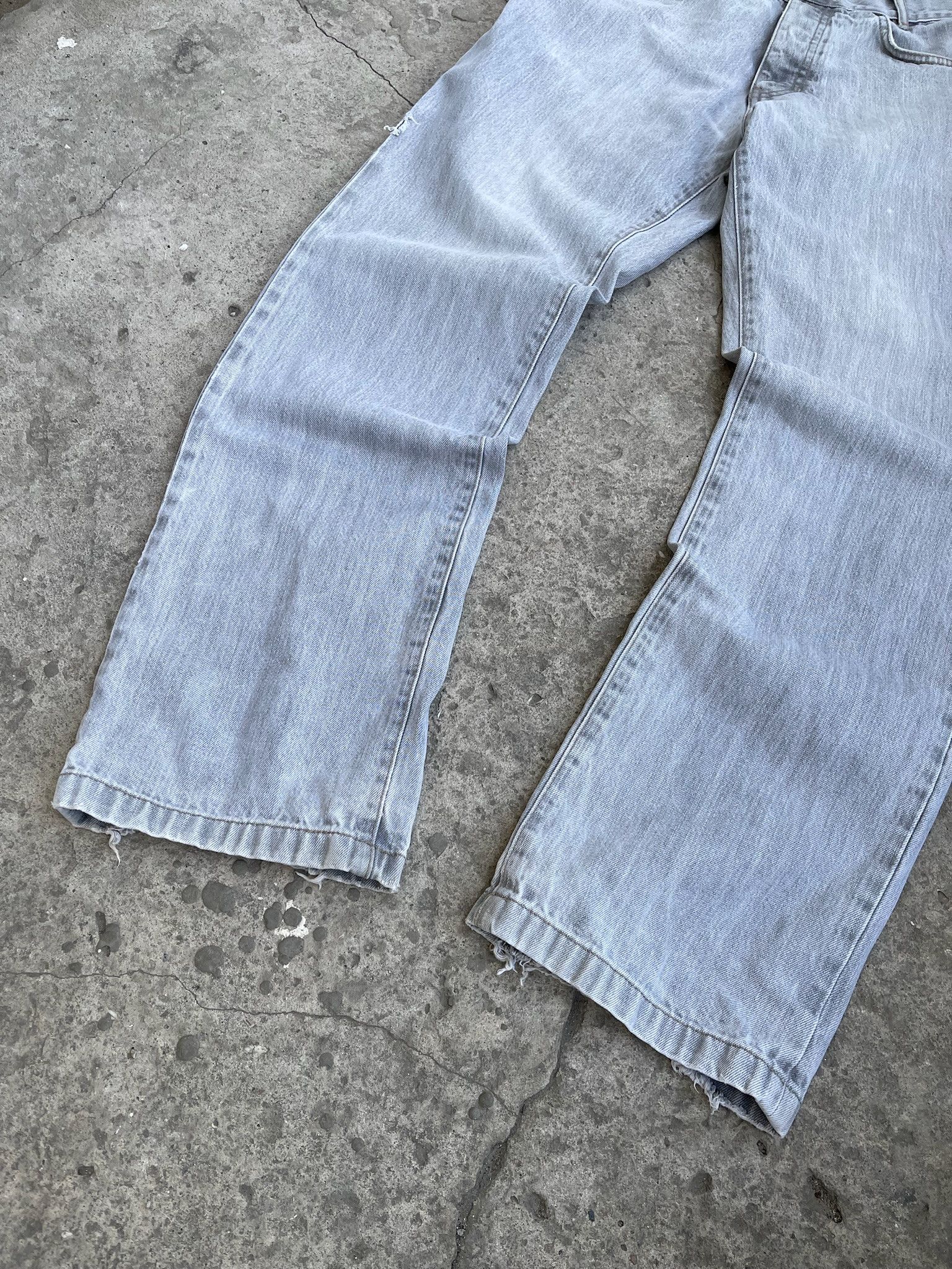 Vintage YSL Jeans Black logo Denim Pants Size US 30 / EU 46 - 4 Thumbnail