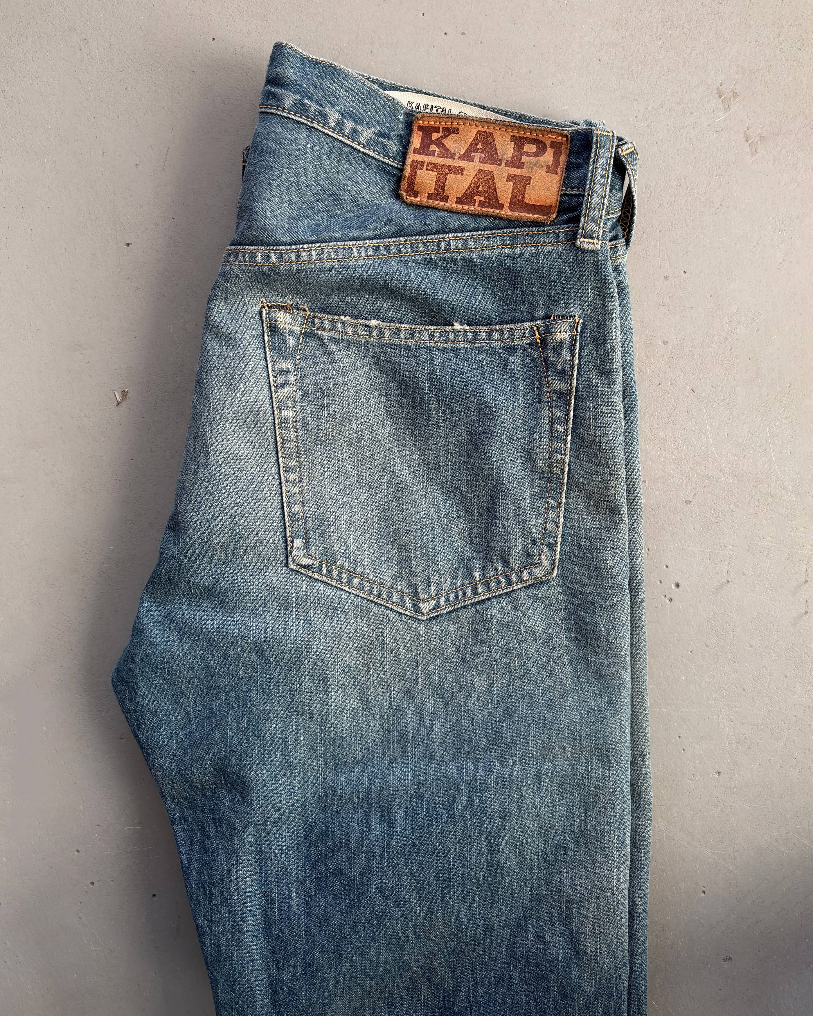 Kapital KAPITAL Light Washed Denim Size US 32 / EU 48 - 10 Thumbnail