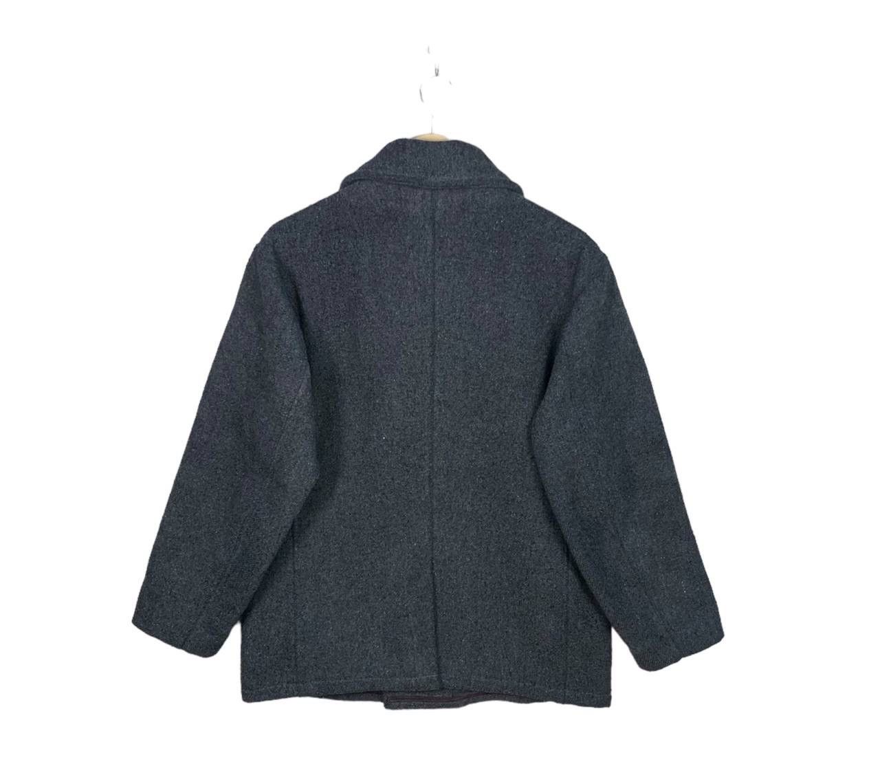 Schott Vintage 80s Schott US 740N Wool Coat Pea Jacket Car Coat Size US M / EU 48-50 / 2 - 2 Thumbnail