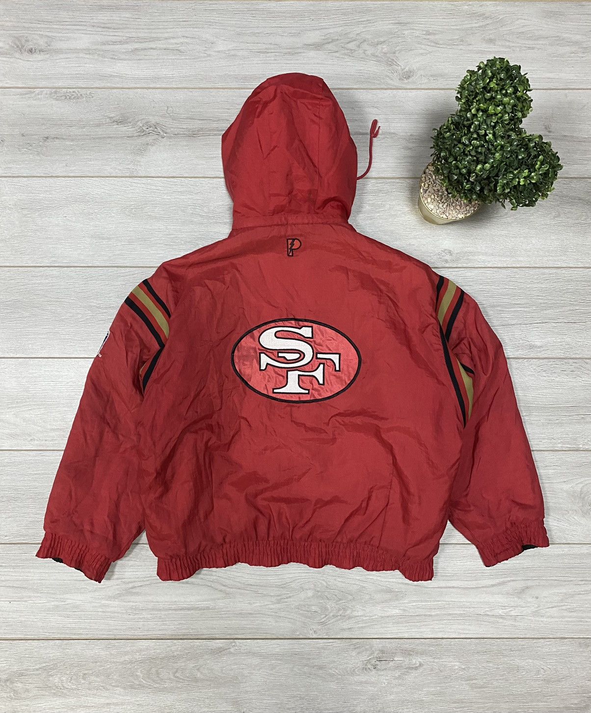 NFL San Francisco 49ers reversible Pro Player Bomber Jacket Size US XL / EU 56 / 4 - 3 Thumbnail