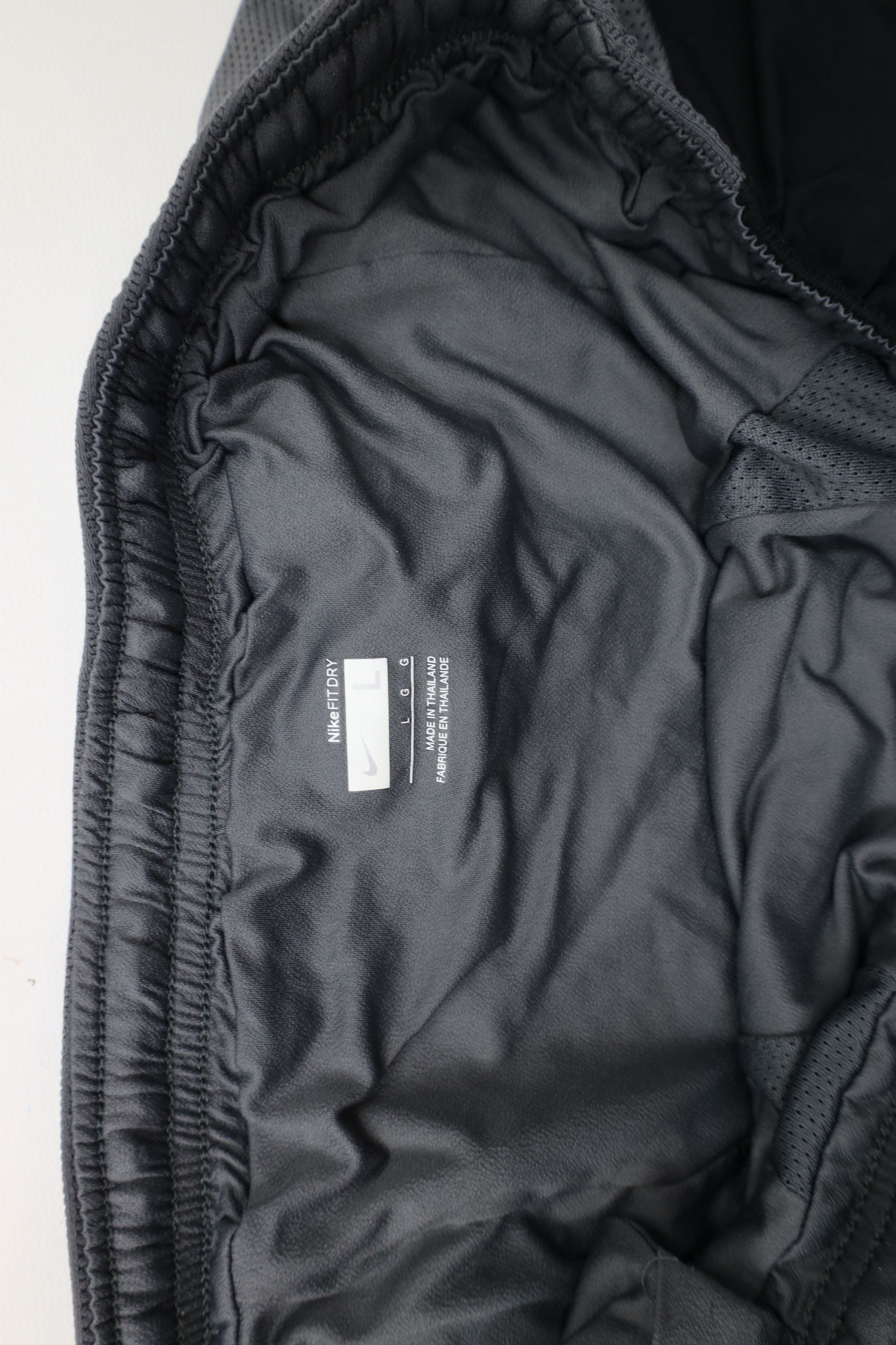 Nike × Vintage Vintage Y2K Nike Travis Scott Mini Swoosh Lined Shorts Black Size US 34 / EU 50 - 6 Thumbnail