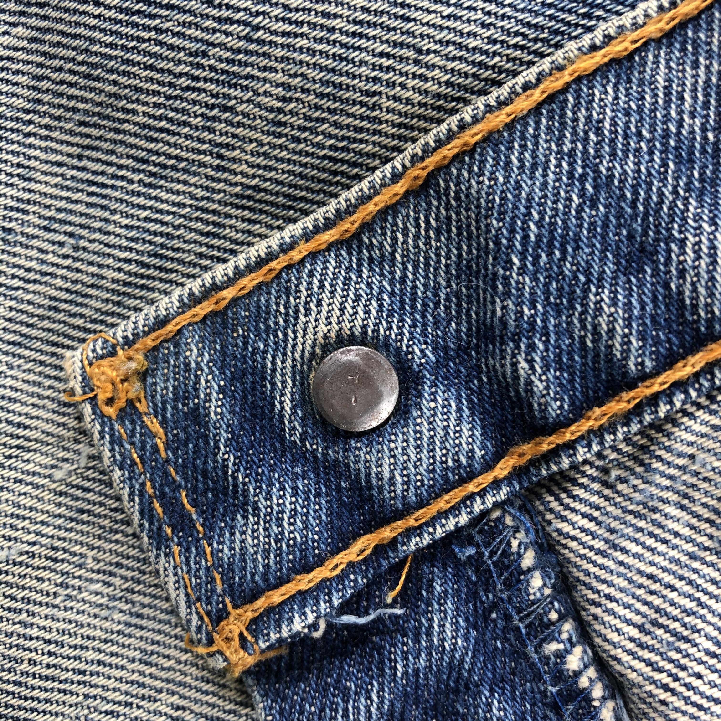 Levi's 80s Vintage Blue Wash Levis 535 Jeans-J2612 Size US 35 - 9 Thumbnail