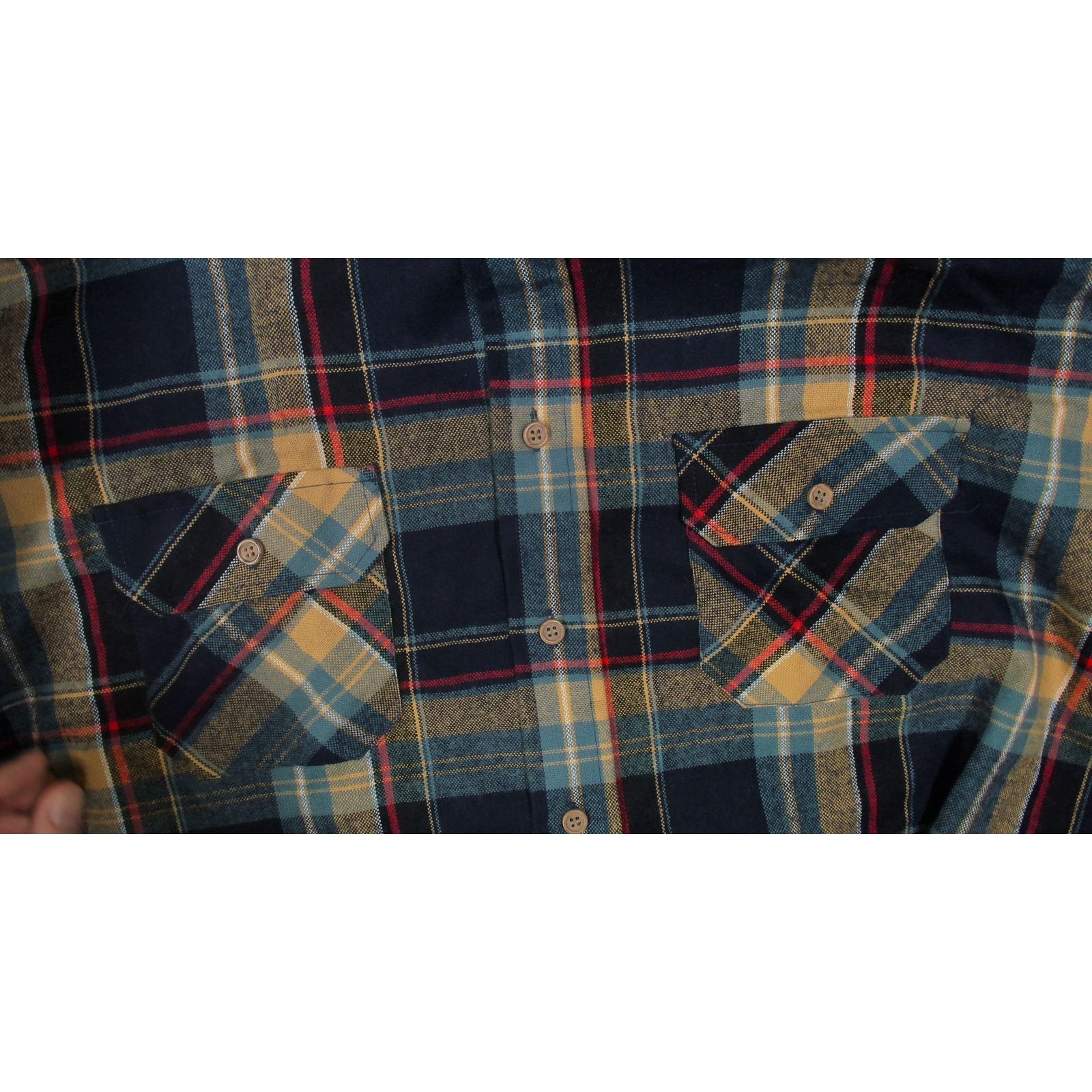 Sears Vintage 70s Sears Boxy Plaid Acrylic Shacket L Tall Size US L / EU 52-54 / 3 - 10 Thumbnail