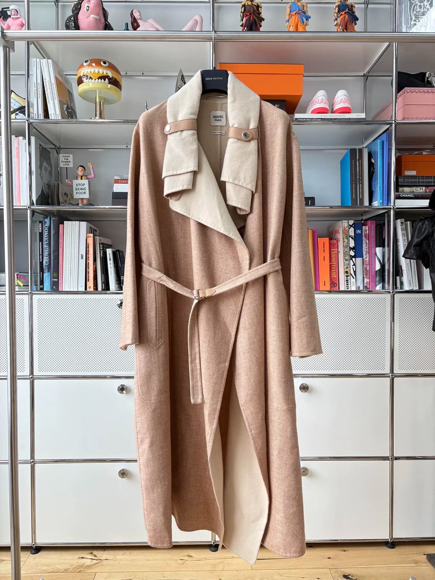 Hermes Hermès Double-Sided Cashmere Silk Coat Size US S / EU 44-46 / 1 - 1 Thumbnail