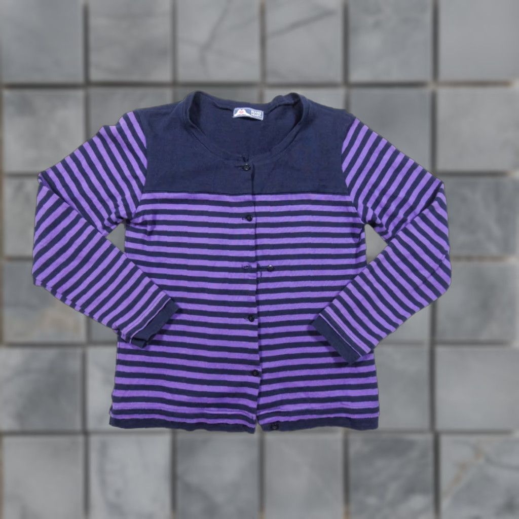 Vintage VINTAGE Beams Womens Cardigan Sweater Casual Light Purple Knitted 90s Ladies Small Size S / US 4 / IT 40 - 1 Thumbnail