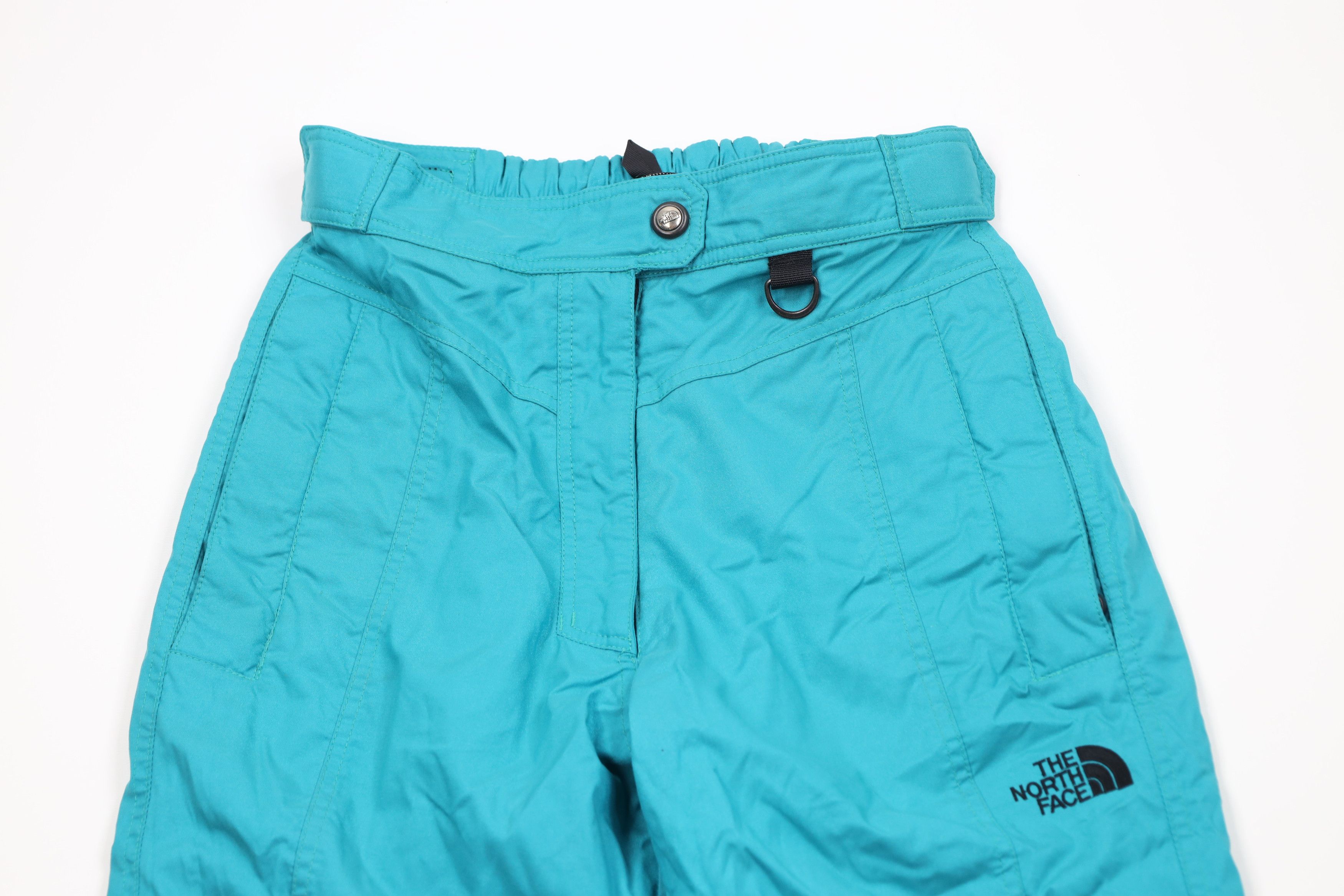 The North Face Vintage 90s The North Face Spell Out Winter Snow Pants Teal Size 30" / US 8 / IT 44 - 2 Thumbnail