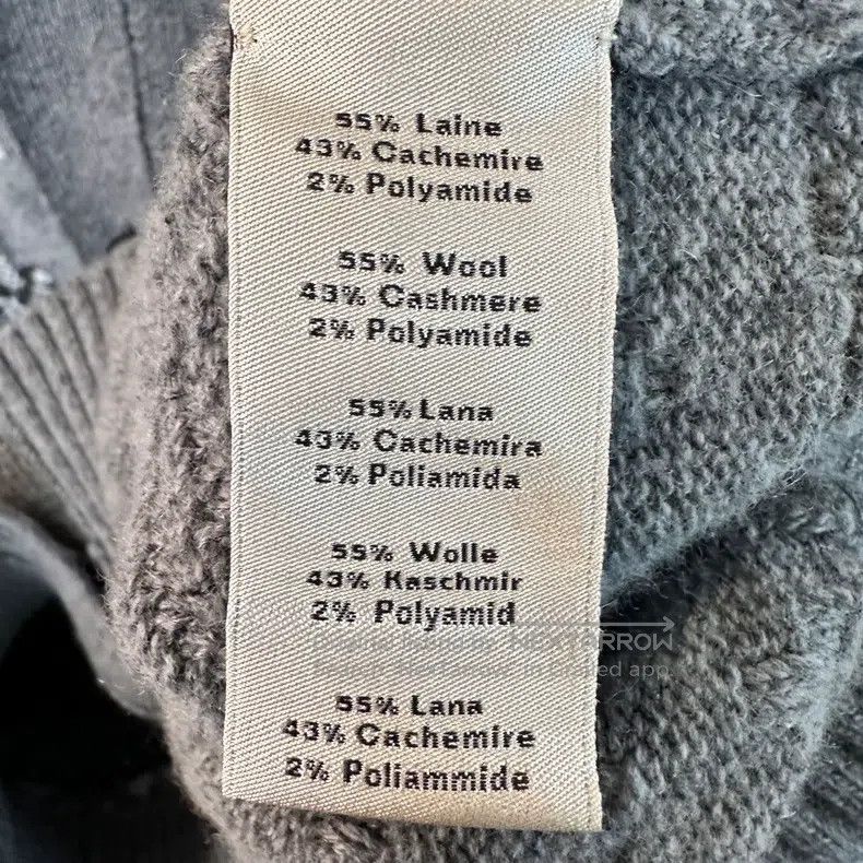 Hermes Hermes Gray Jacquard Embroidered Wool Knit Cardigan Jacket Size XL / US 12-14 / IT 48-50 - 5 Thumbnail