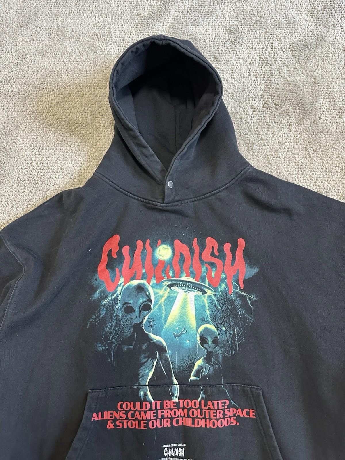 CHILDS Childish Sweatshirt Vintage Alien Y2K 1995 Pullover Hoodie Size US M / EU 48-50 / 2 - 6 Thumbnail