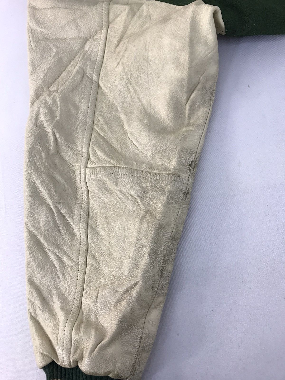 Leather 90s Attribis Traditional Sport Jacket Leather Sleeve Quilted Size US L / EU 52-54 / 3 - 16 Thumbnail