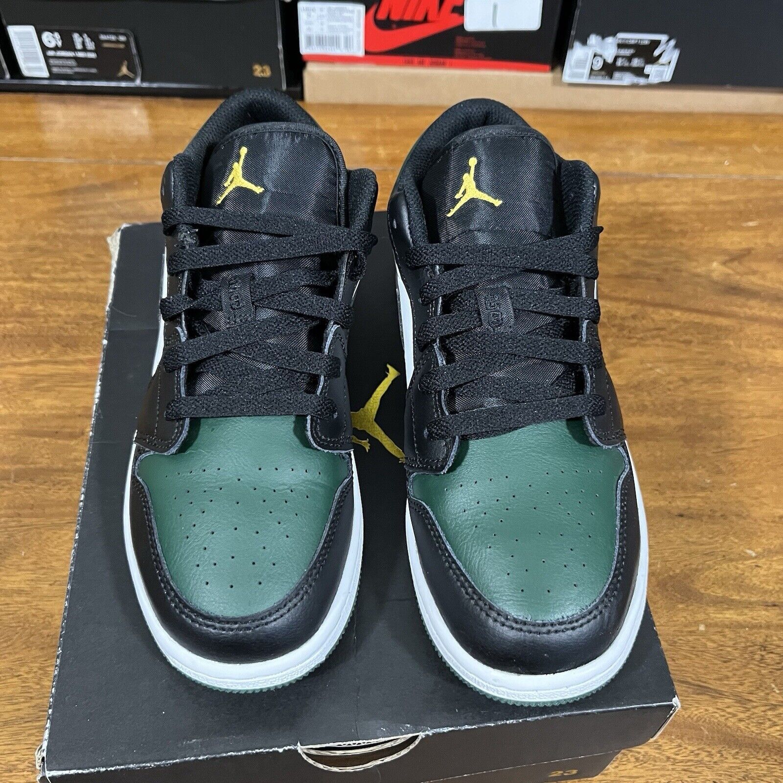 Jordan Brand Size 5Y = 6.5 Women’s- Jordan 1 Low Green Toe 2021 Size US 6.5 / IT 36.5 - 4 Thumbnail