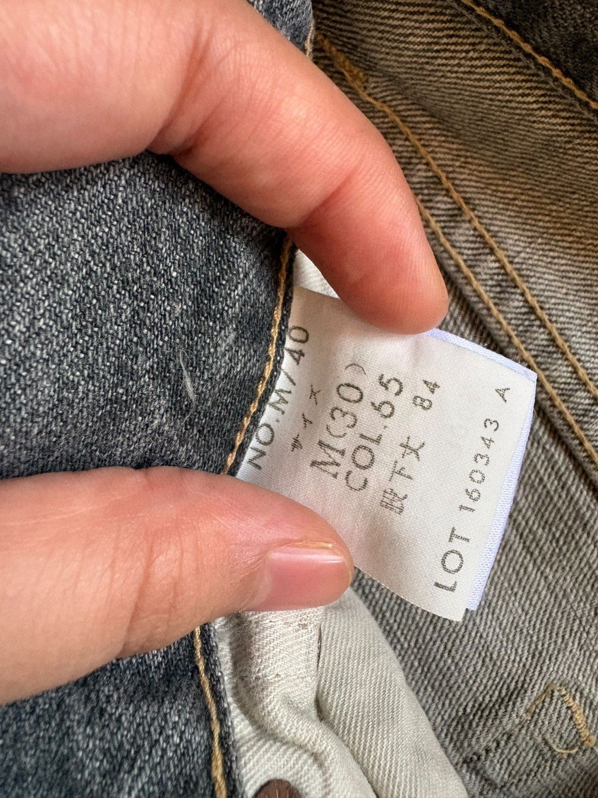 Japanese Brand SALES🔥Vintage Japanese Faded Wash Distressed Loose Jeans Size US 29 - 10 Thumbnail