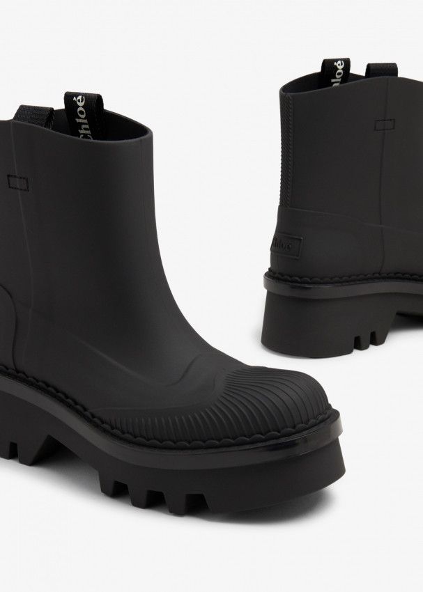 Chloe o1loc1c0325 CHC23 Raina Boots in Black Size US 7 / IT 37 - 3 Thumbnail