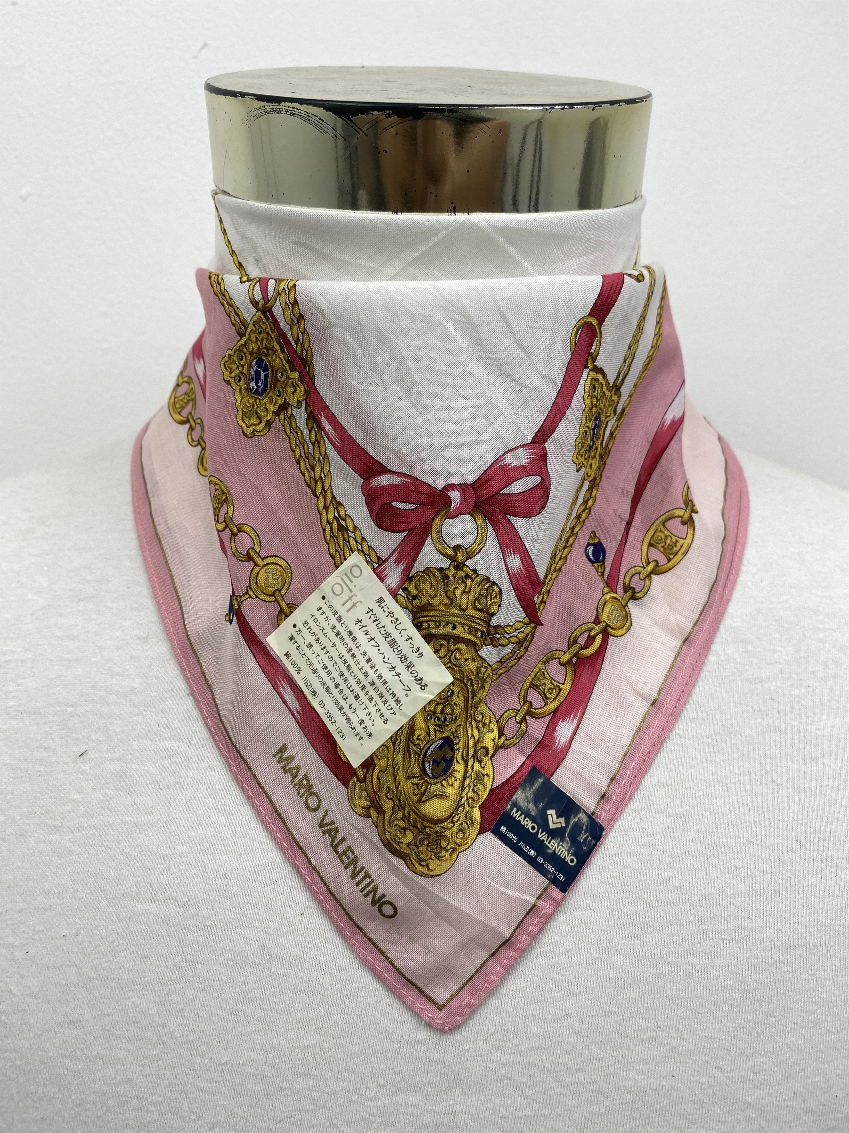 Valentino MARIO VALENTINO handkerchief bandana Neckerchief HKC0359 Size ONE SIZE - 1 Thumbnail