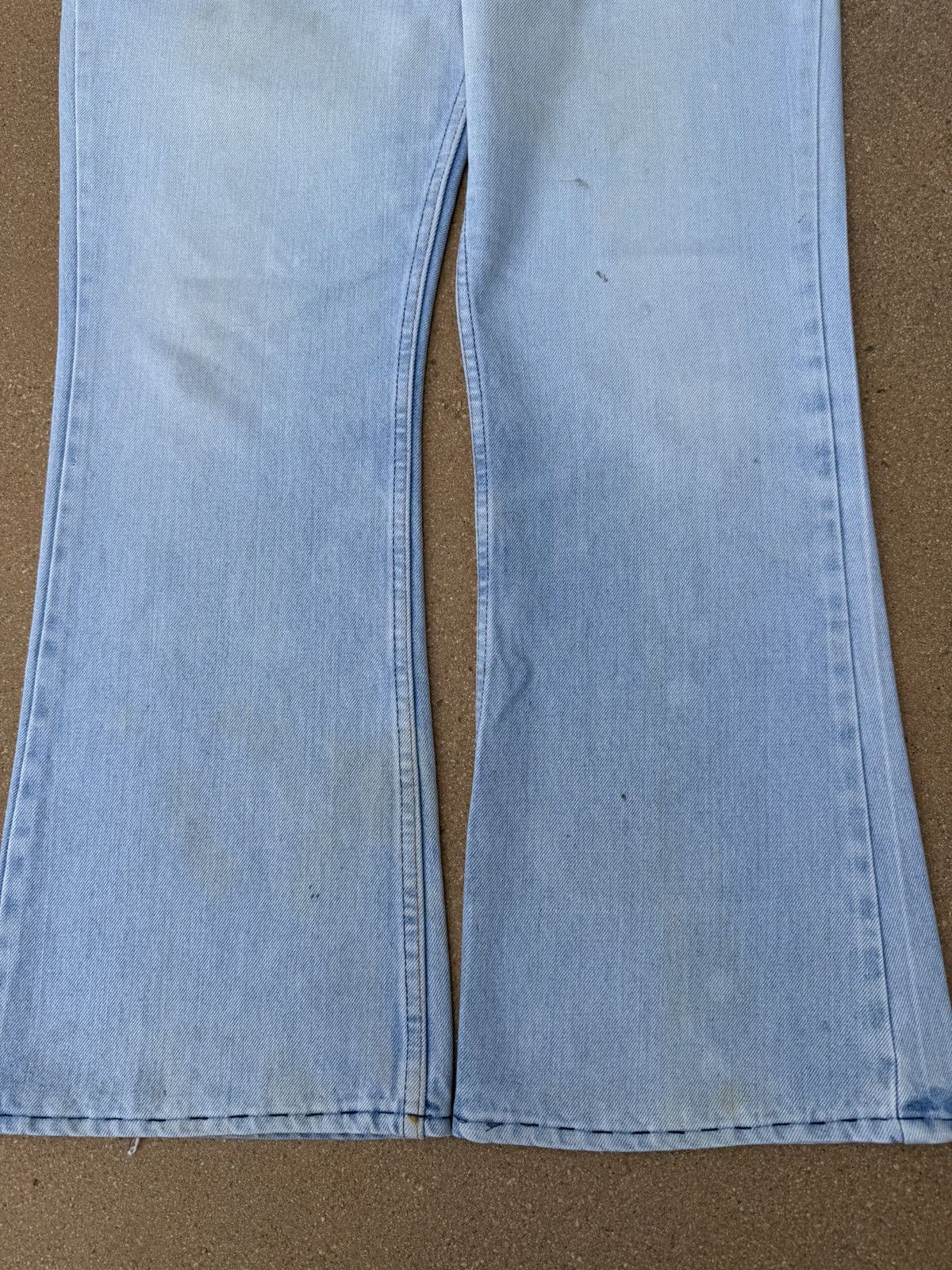 Levi's × Vintage Vtg 80’s Levi’s 646 Orange Tab Bellbottom Flare Jeans 35x29 Size US 35 - 3 Thumbnail