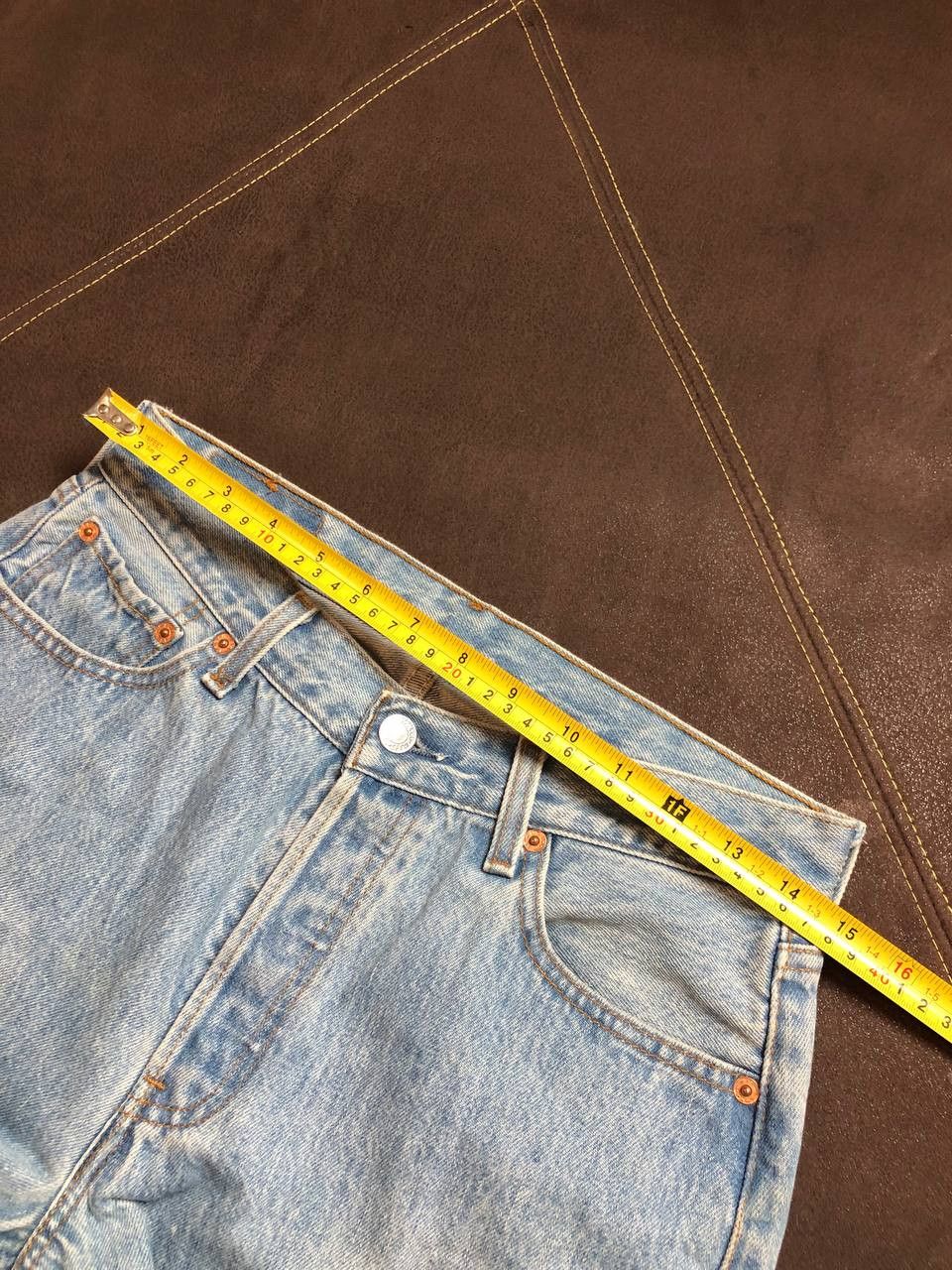 Levi's Levi's 501 patchwork straight leg jeans with a raw hem Size US 30 / EU 46 - 12 Thumbnail
