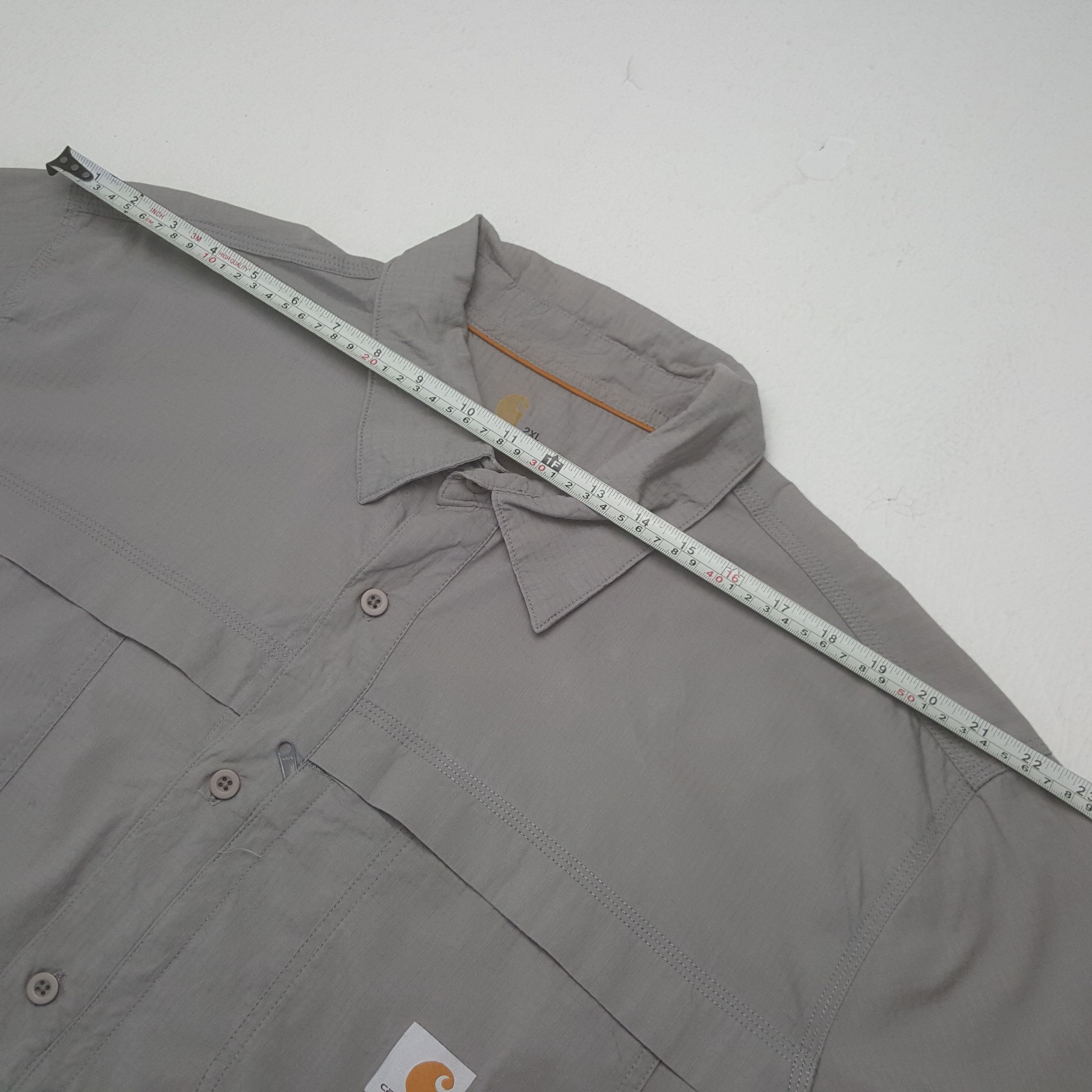 Carhartt × Vintage Vintage Carhartt Worker Oversized Button Up Shirt Size US XXL / EU 58 / 5 - 5 Thumbnail