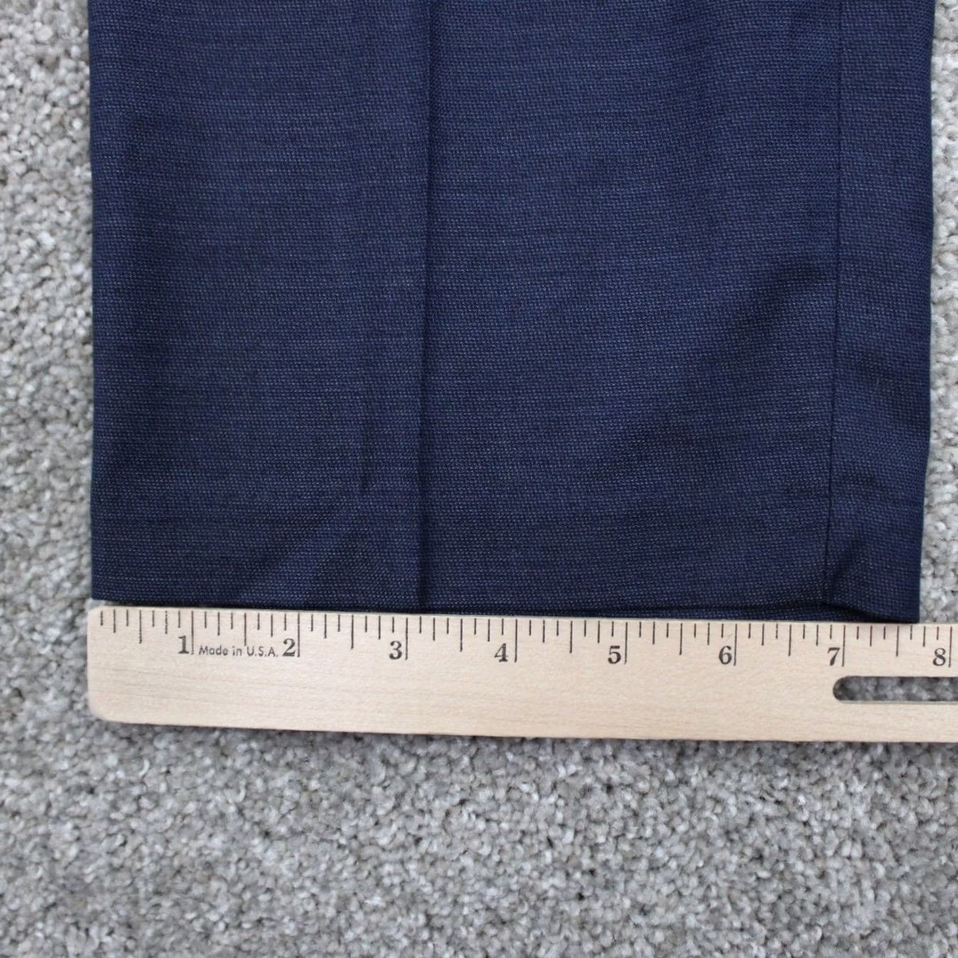 Kenneth Cole Kenneth Cole Reaction Pants Slim Men 38x30 Blue Textured Weave Stretch Flat Front Slim Fit NWT Size US 38 / EU 54 - 5 Thumbnail