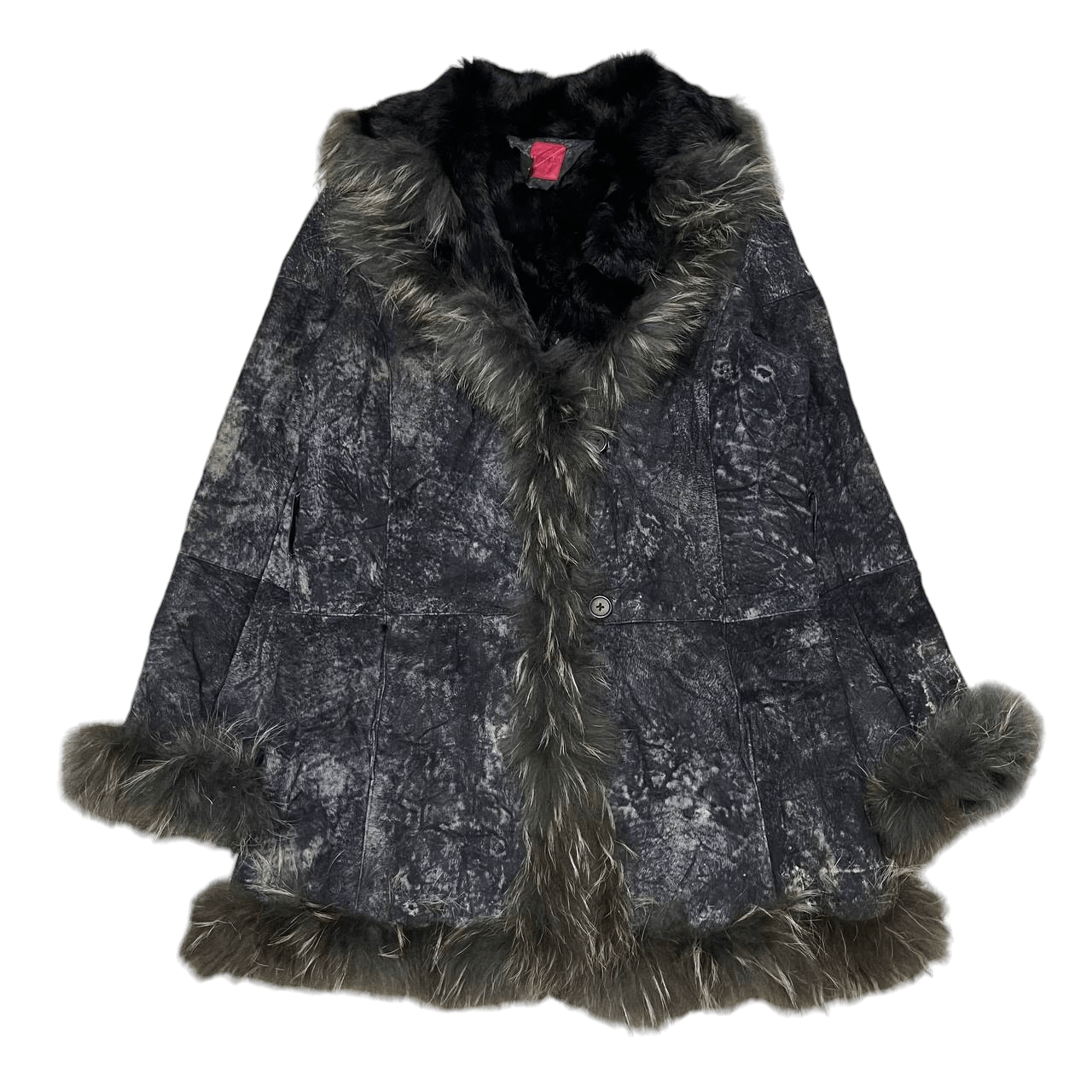 If Six Was Nine Vintage Pasqua Raccoon Fur Rabbit Leather Jacket lgb hg Size US M / EU 48-50 / 2 - 1 Thumbnail