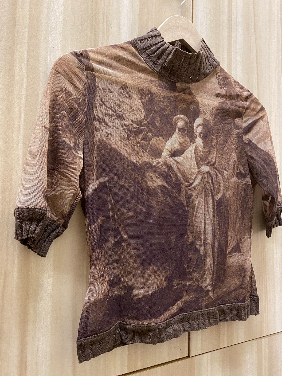 Jean Paul Gaultier Vtg SS1998 JPG Bedouin Woman Mesh Top Size S / US 4 / IT 40 - 2 Thumbnail