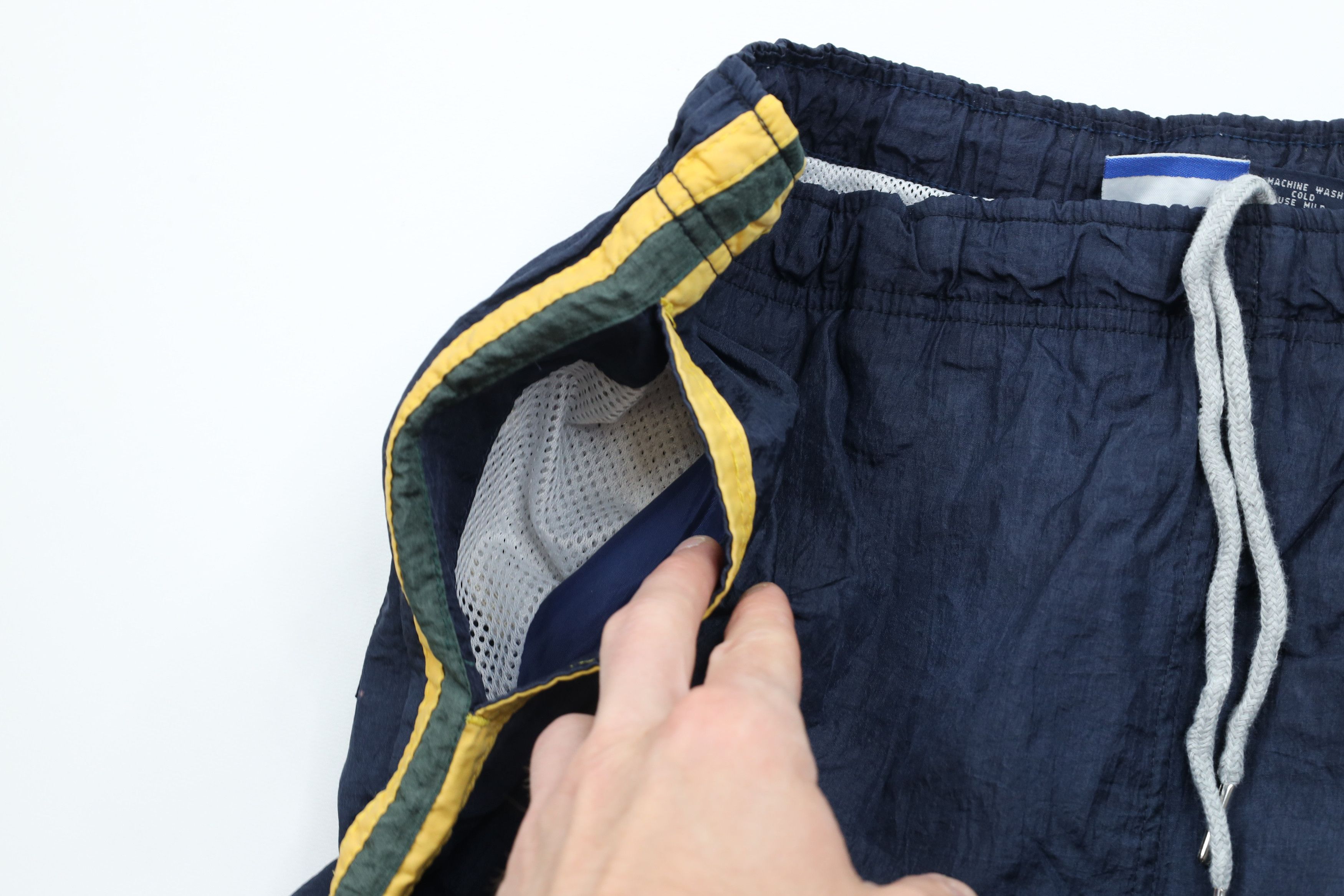 Reebok × Vintage Vintage 90s Reebok Out Striped Lined Above Knee Shorts Nylon Size US 32 / EU 48 - 6 Thumbnail