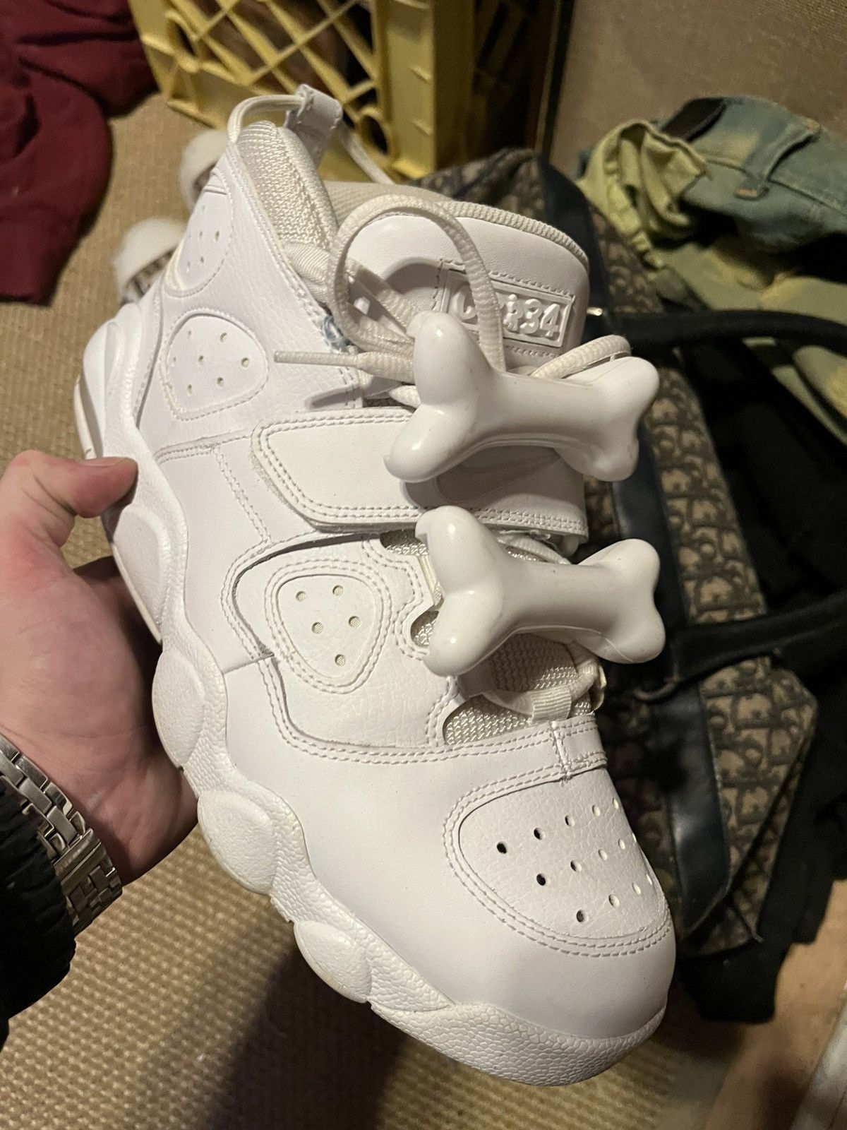 Cb 34 size 11 full white with Jeremy Scott bones