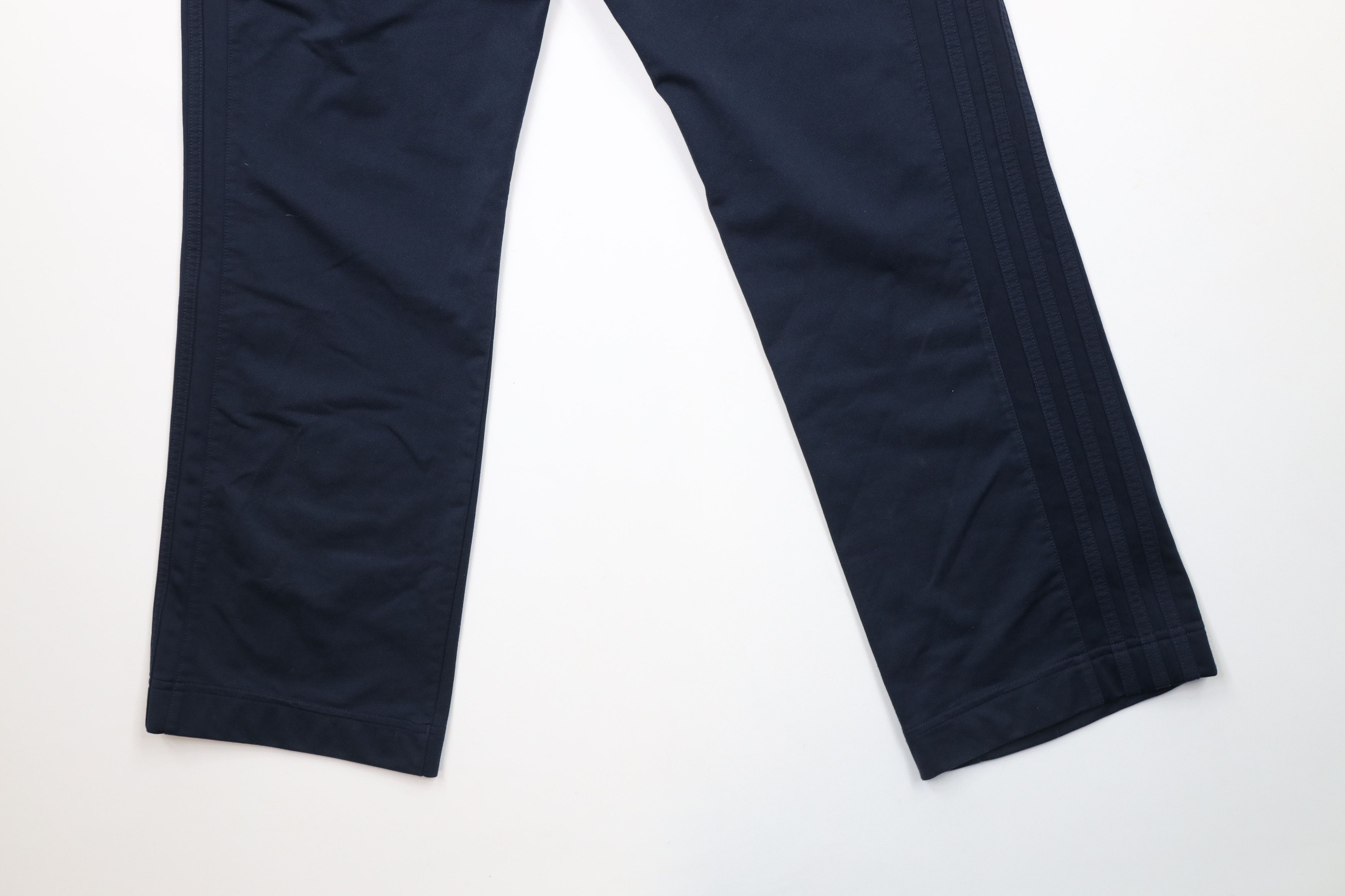 Adidas × Vintage Vintage Adidas Spell Striped Wide Leg Sweatpants Pants Blue Size US 34 / EU 50 - 13 Thumbnail