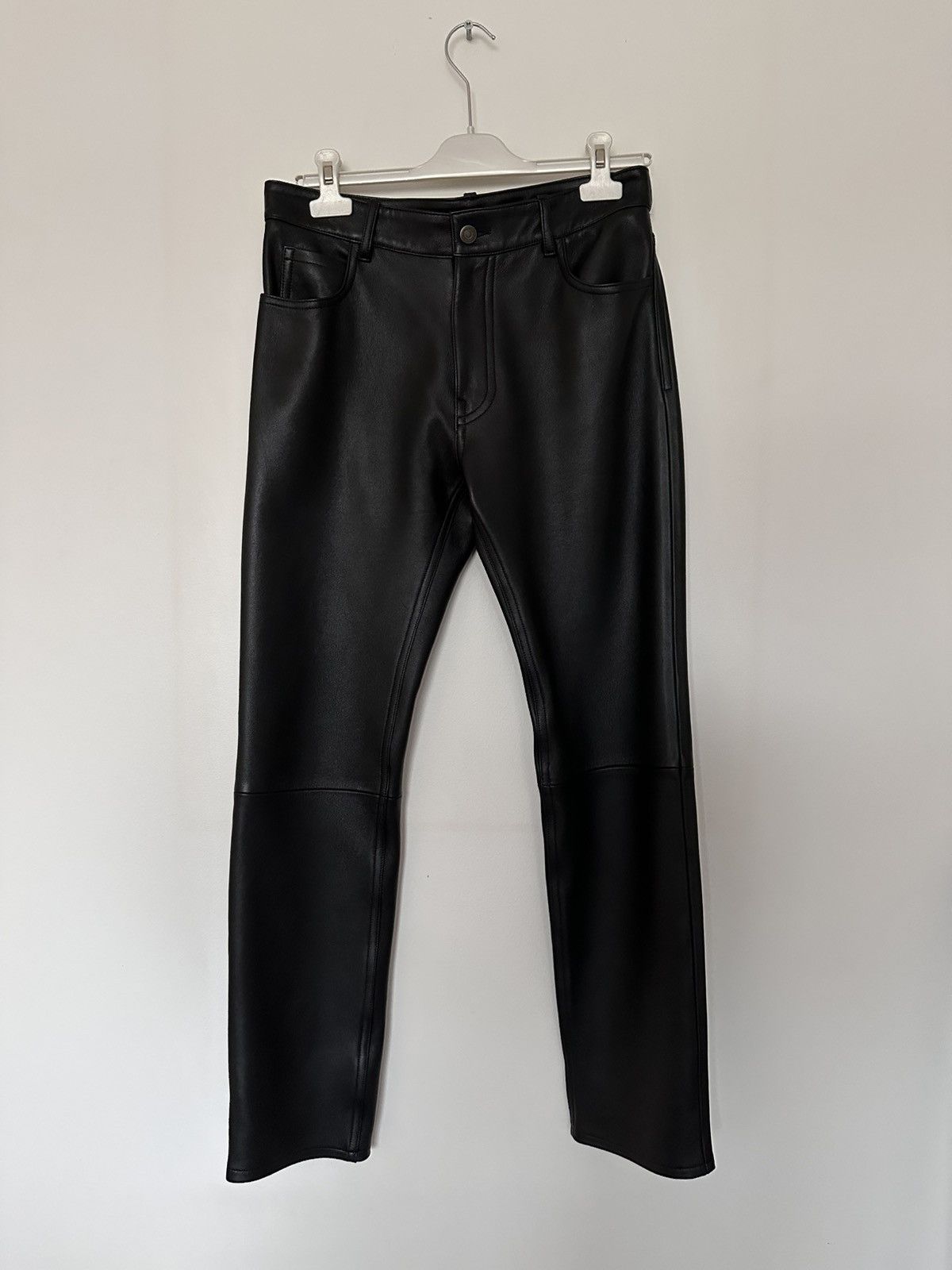 Courreges Courrèges Slim Leather Pants Size US 30 / EU 46 - 1 Thumbnail