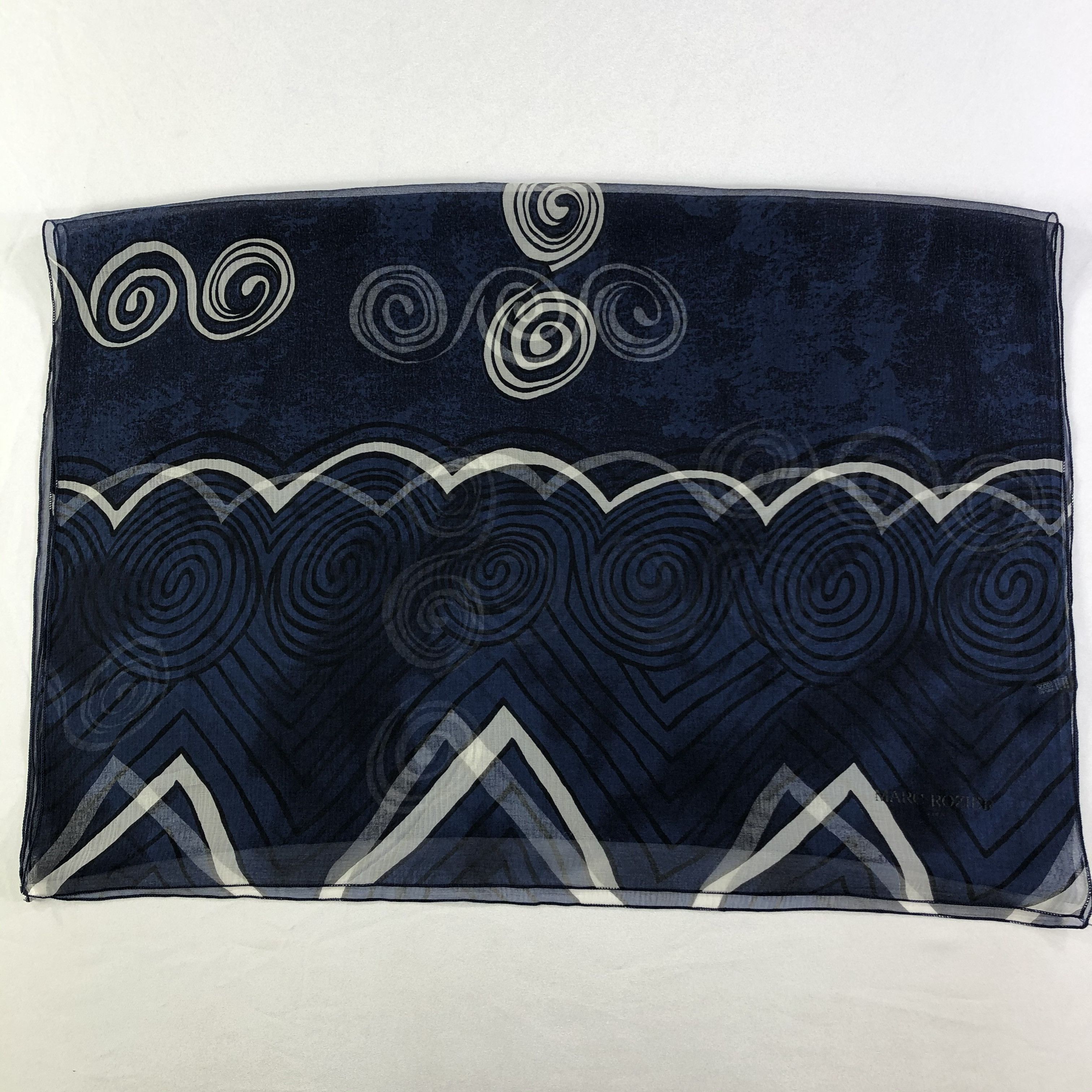 Vintage Vintage Marc Rozier Silk Scarf Size ONE SIZE - 2 Thumbnail