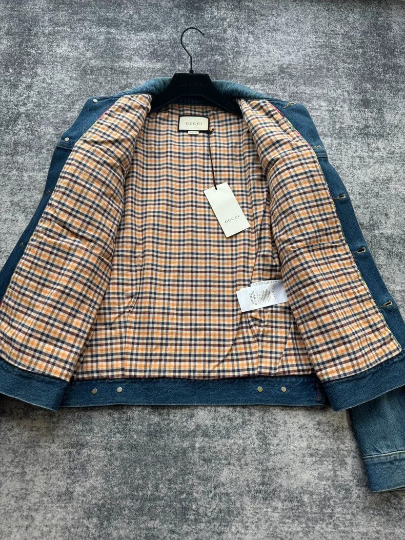 Gucci gucci embroidered denim jacket with studs Size US L / EU 52-54 / 3 - 5 Thumbnail