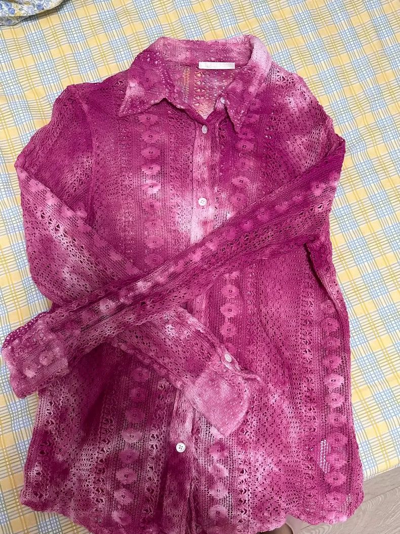 Our Legacy our legacy size 36 Shirt with pink tie-dye 2504-Nextarrow Size US XXS / EU 40 - 4 Thumbnail