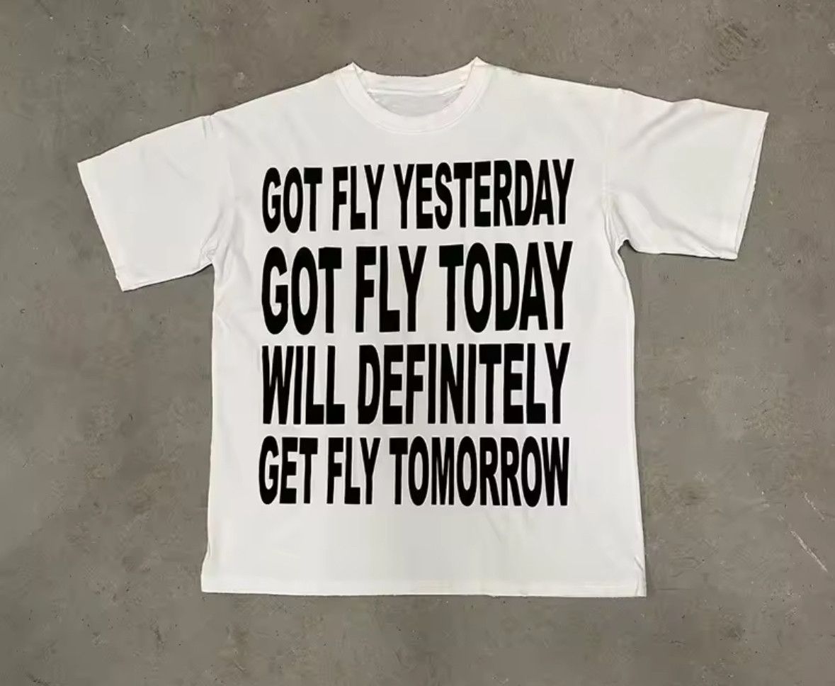 Other Streetwear Y2K Hip Hop Fly Letter Short Sleeve T-Shirt Size US S / EU 44-46 / 1 - 4 Thumbnail