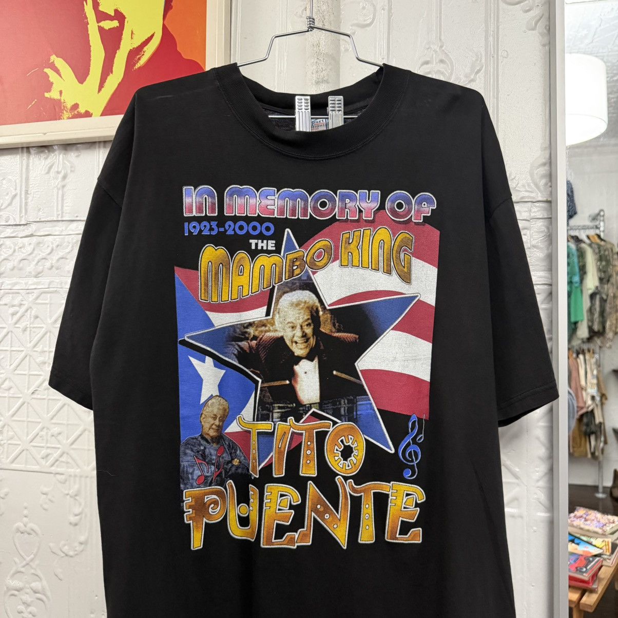 Vintage vintage tito puente mambo king rap tee tshirt Size US XL / EU 56 / 4 - 4 Thumbnail