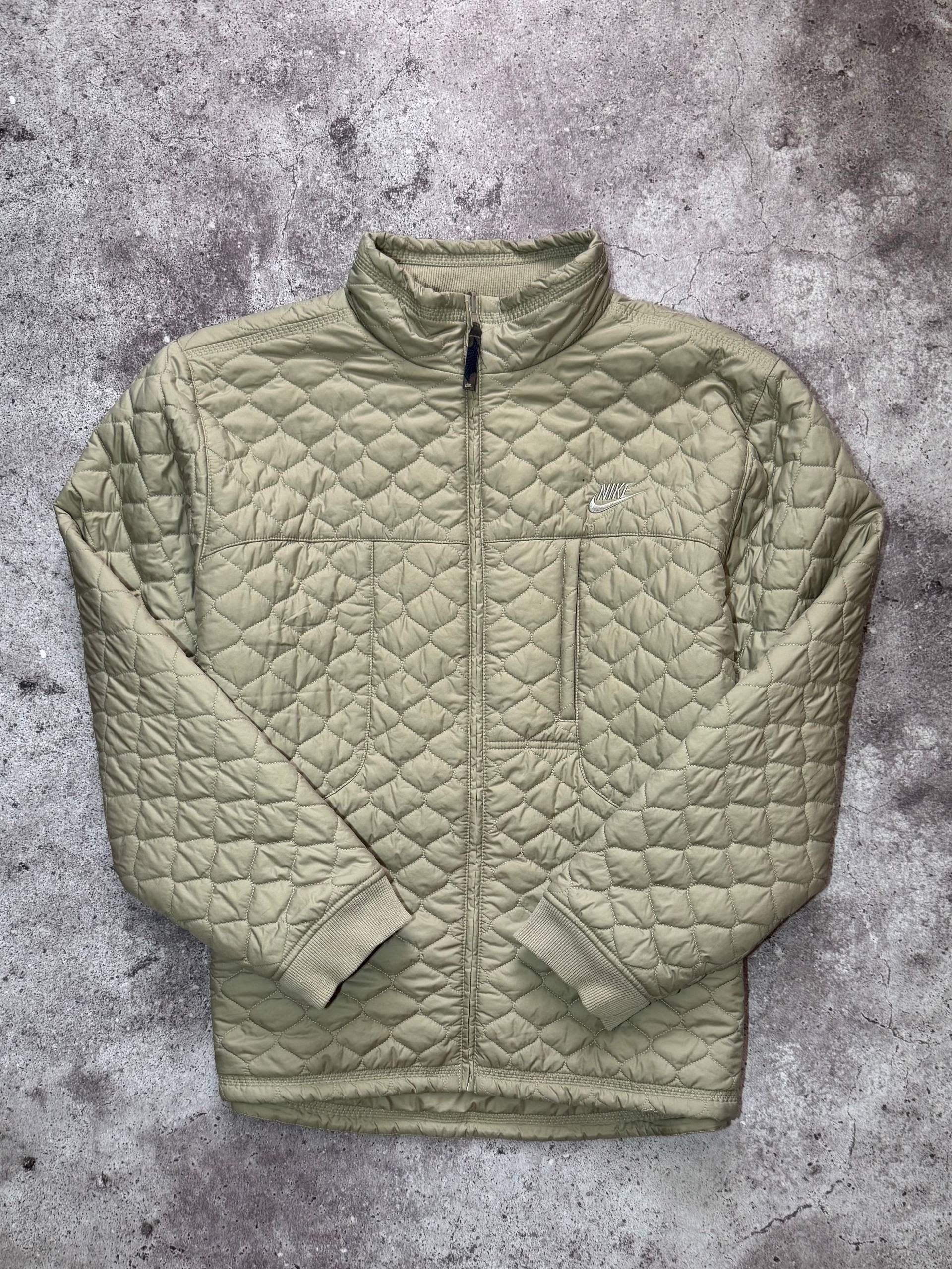 Nike Nike Vintage Down Beige Jacker Streetwear Embroidered Logo Size US L / EU 52-54 / 3 - 1 Thumbnail