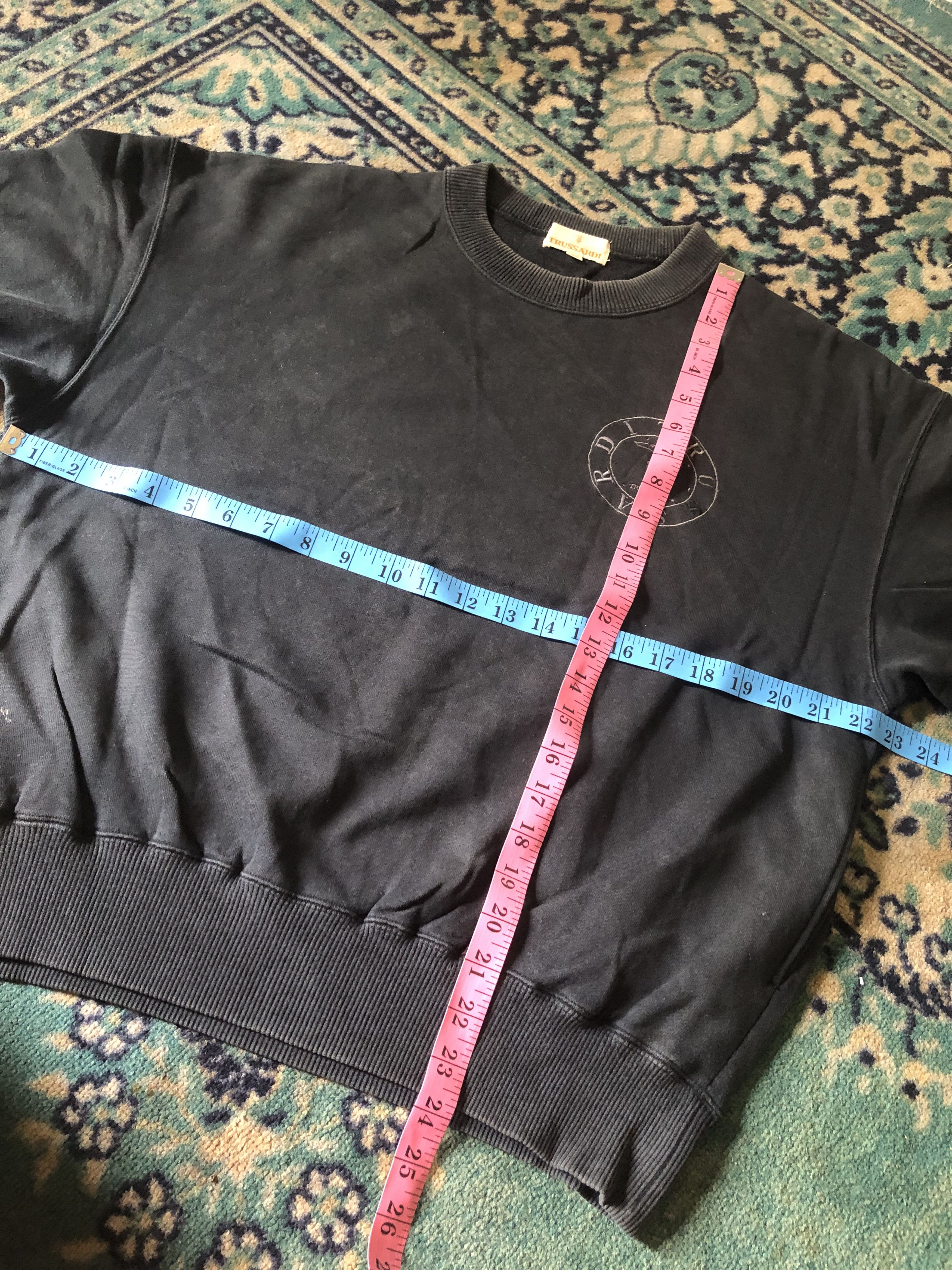 Trussardi Vintage Trussardi Sweatshirt Baggie Style Small Size Size US S / EU 44-46 / 1 - 6 Thumbnail