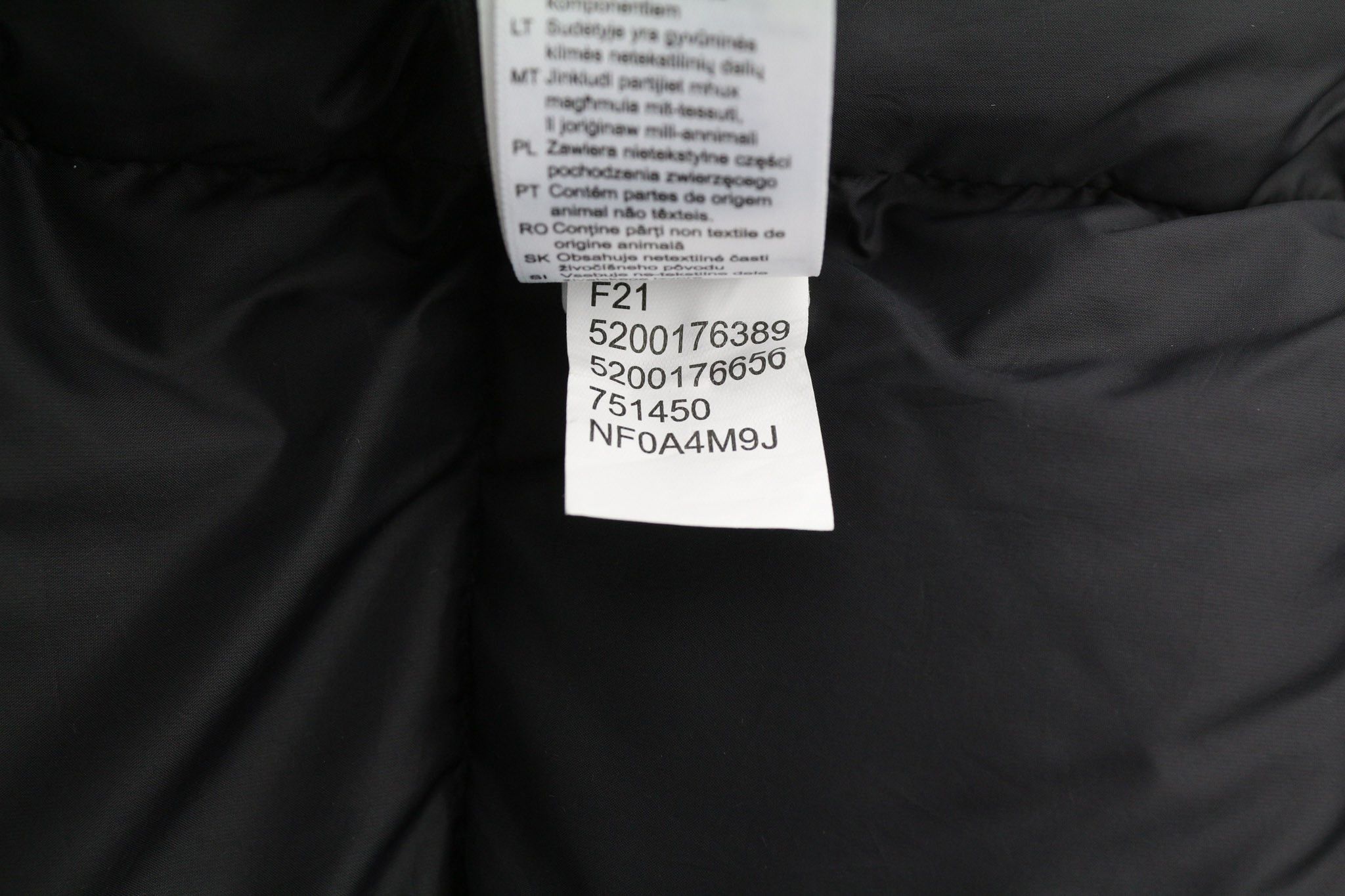 The North Face DIABLO S 700 Down Insulated Quilted Puffer Black 82627 Size US S / EU 44-46 / 1 - 12 Thumbnail