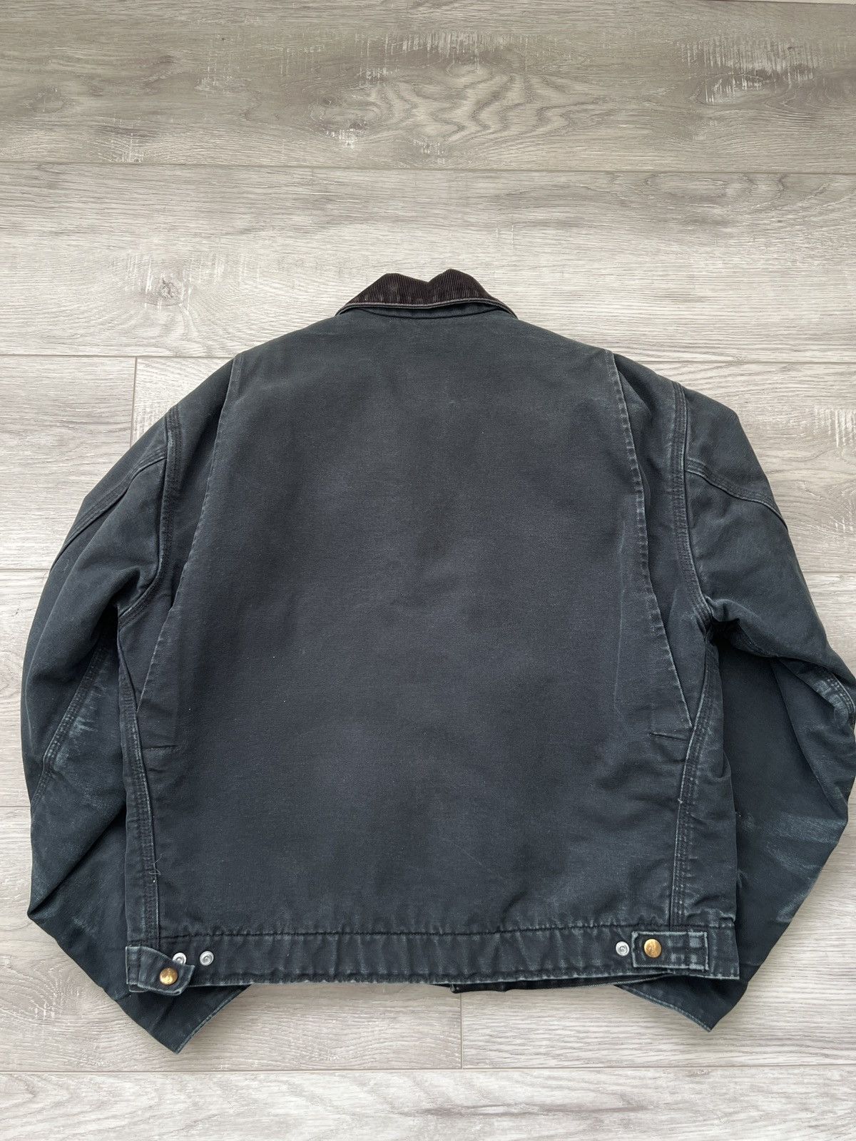 Carhartt Carhatt J01 Black Vintage Detroit Blanket Work Jacket 44 Size US M / EU 48-50 / 2 - 2 Thumbnail
