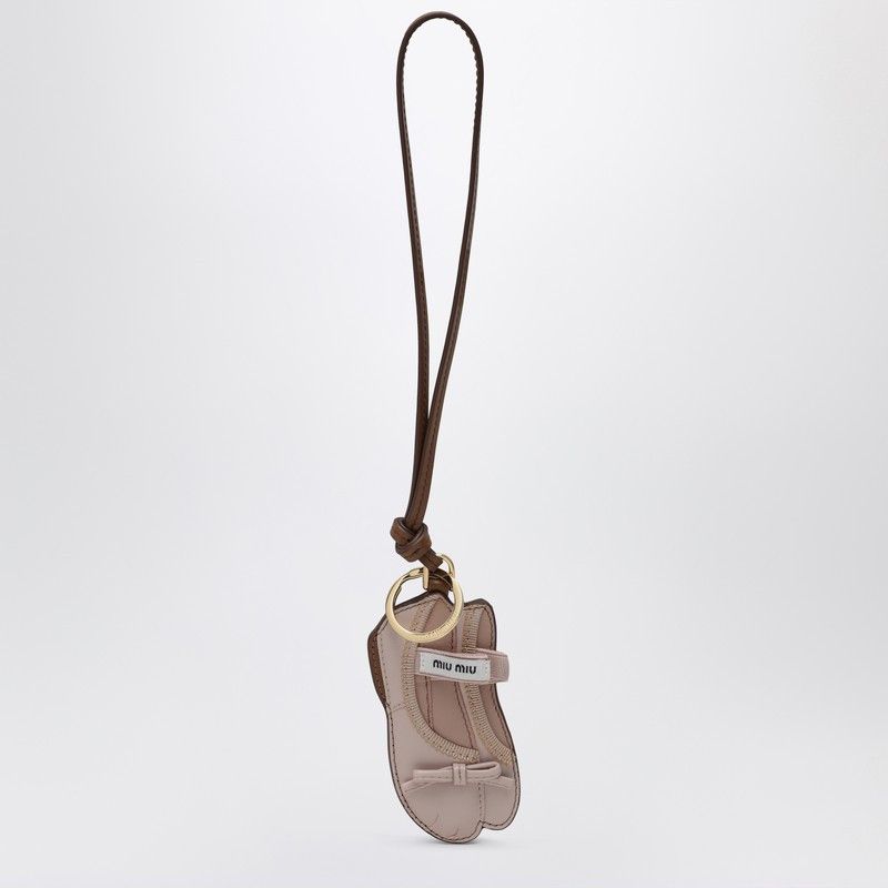 Miu Miu Miu Miu Trick Leather Miu Ballet Keyring Size ONE SIZE - 1 Thumbnail
